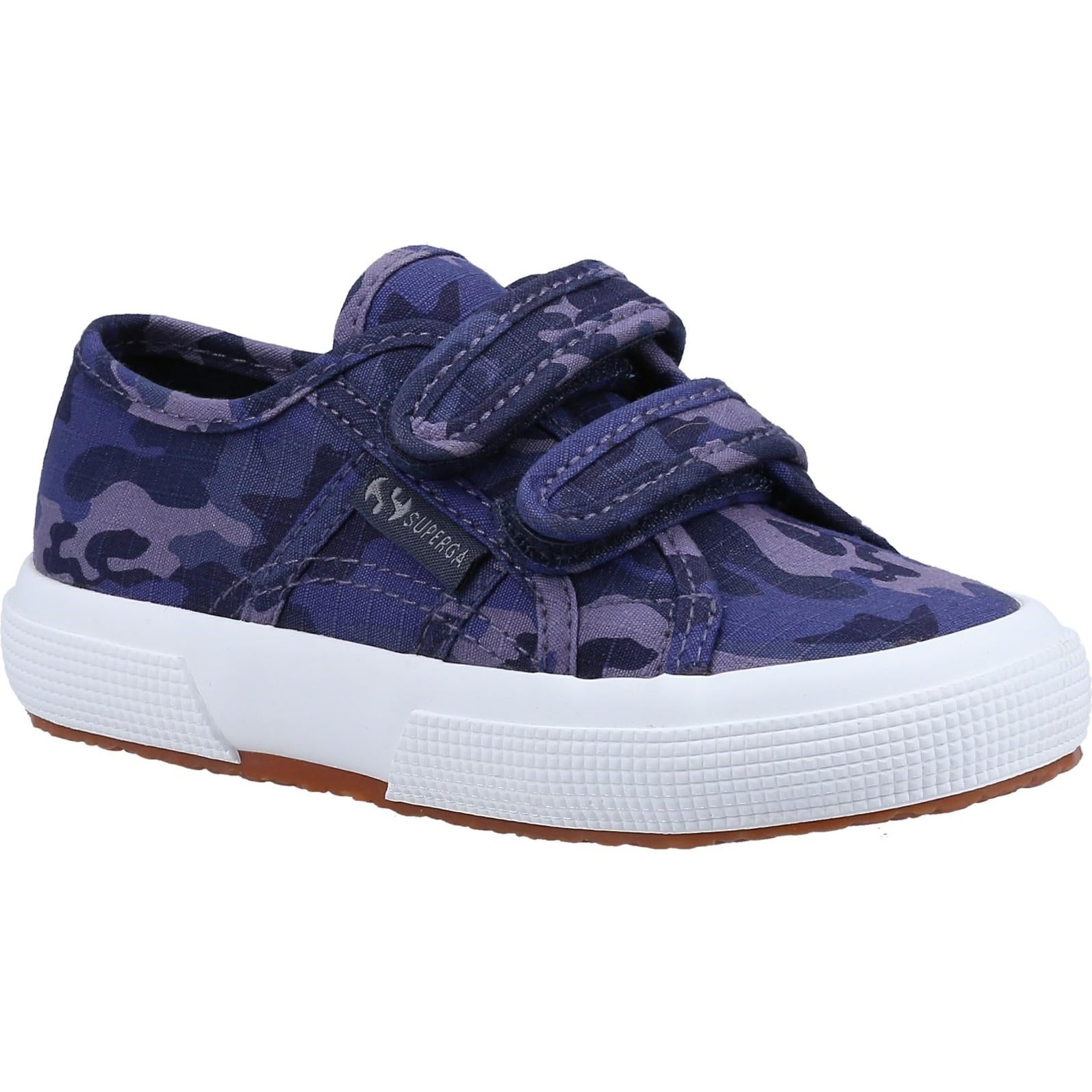 Superga 2750 Kids Straps Camo Ripstop Trainer