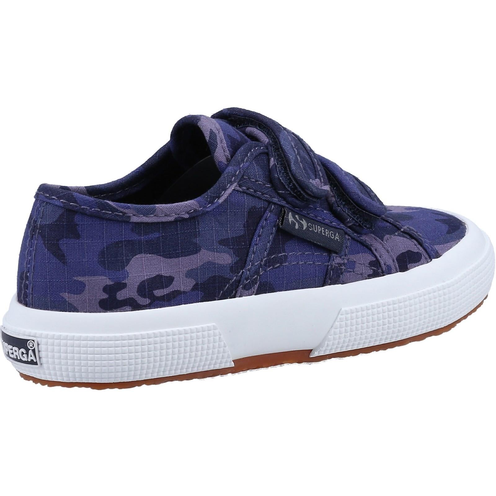 Superga 2750 Kids Straps Camo Ripstop Trainer