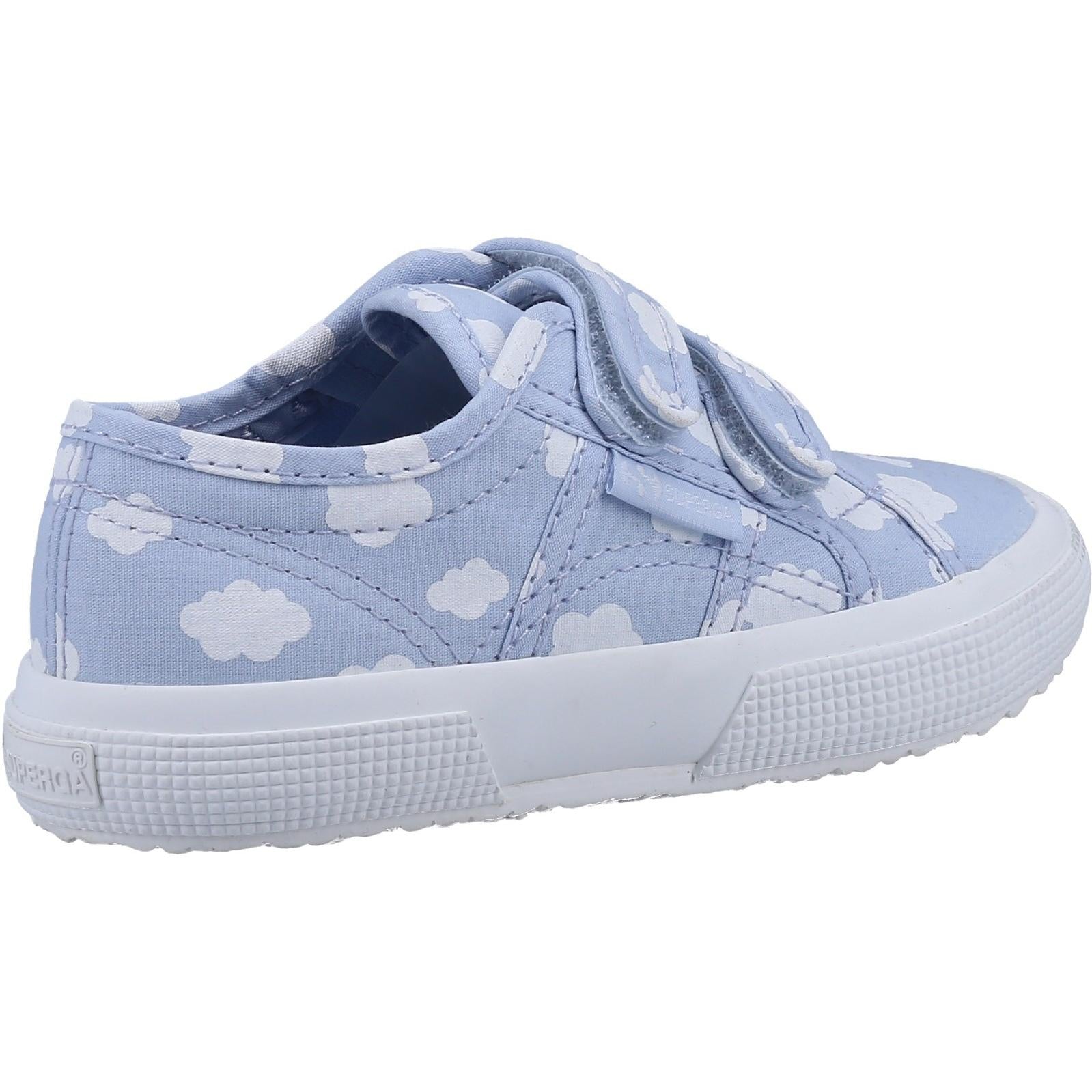 Superga 2750 Kids Straps Cloud Print Trainer