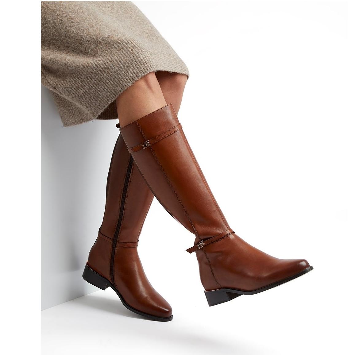 Dune Tap Wide Fit Riding Boots