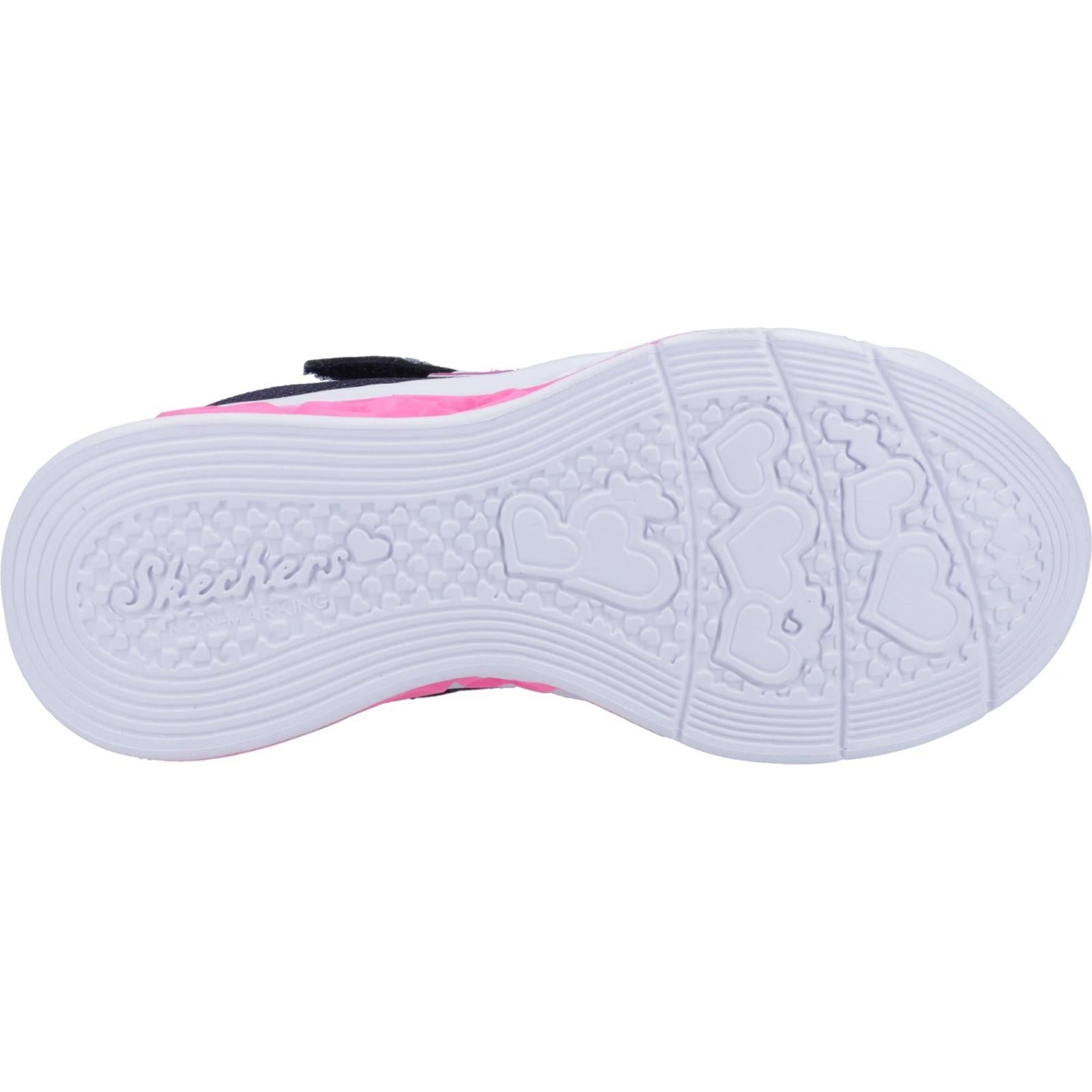 Skechers Flutter Heart Lights Bring Sparkle Trainers