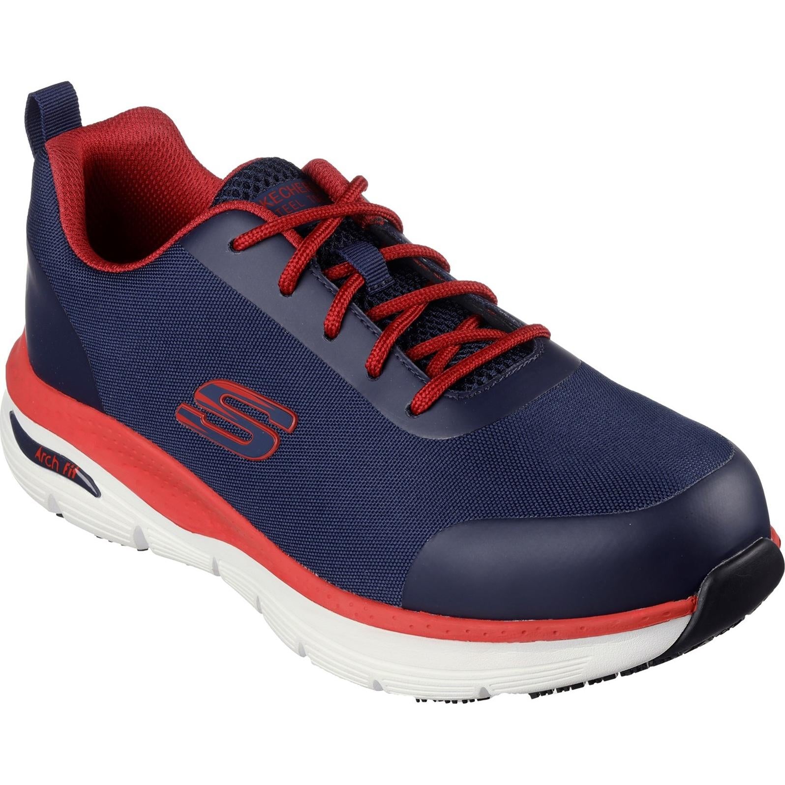 Skechers Arch Fit Sr Ringstap Safety Trainer