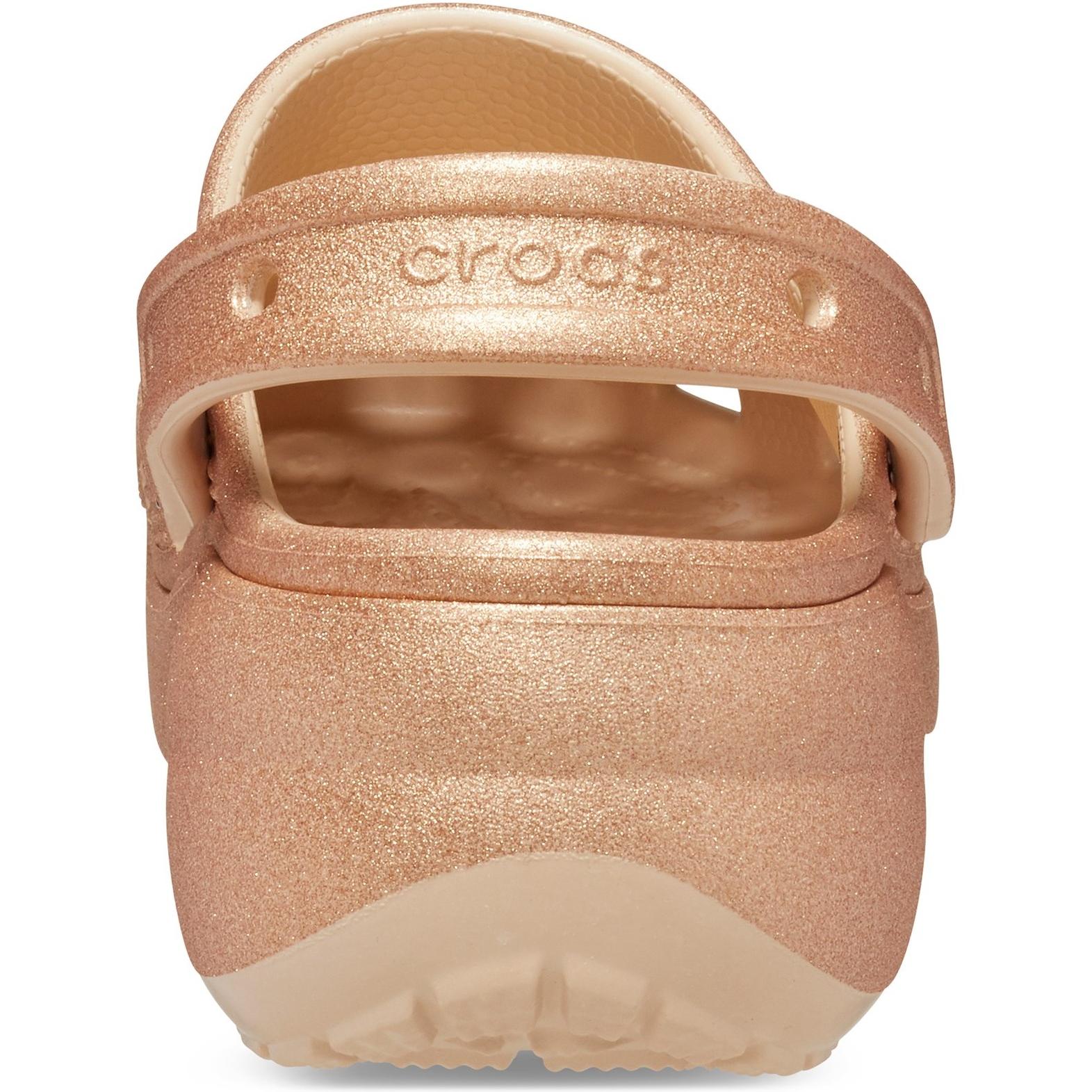 Crocs Classic Platform Glitter Clog Sandals