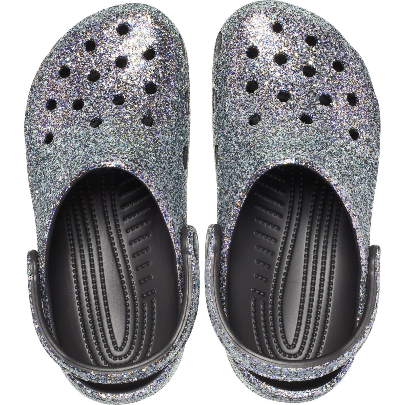 Crocs Classic Glitter Clog Sandals