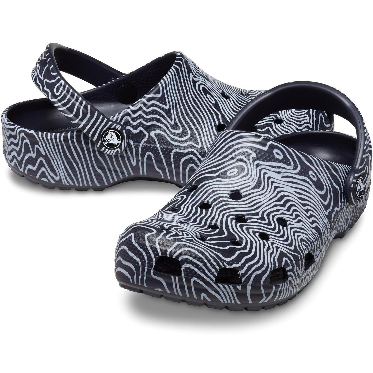 Crocs Classic Topographic Clog Sandals