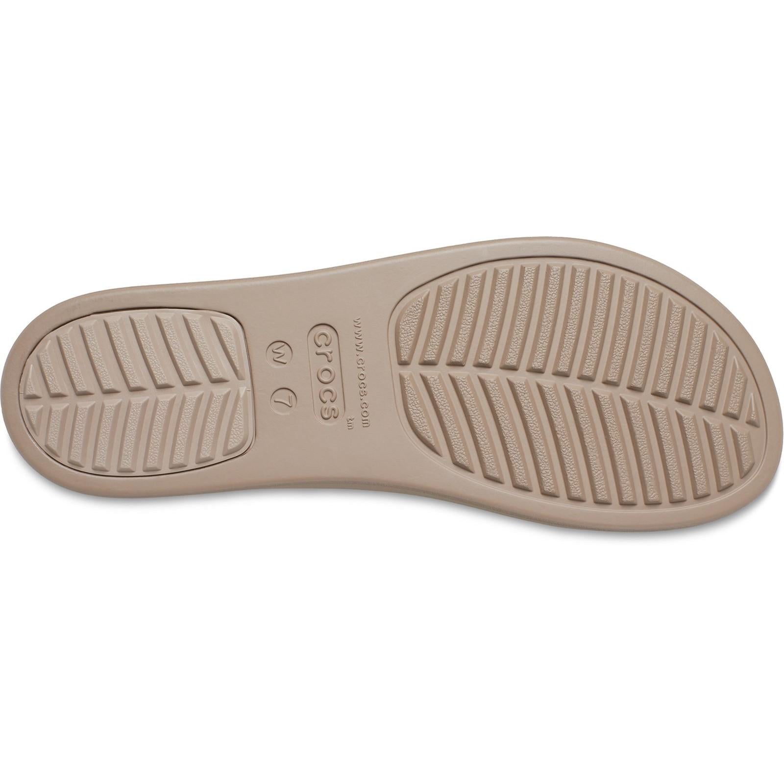 Crocs Brooklyn Snake Low Wedge Sandals