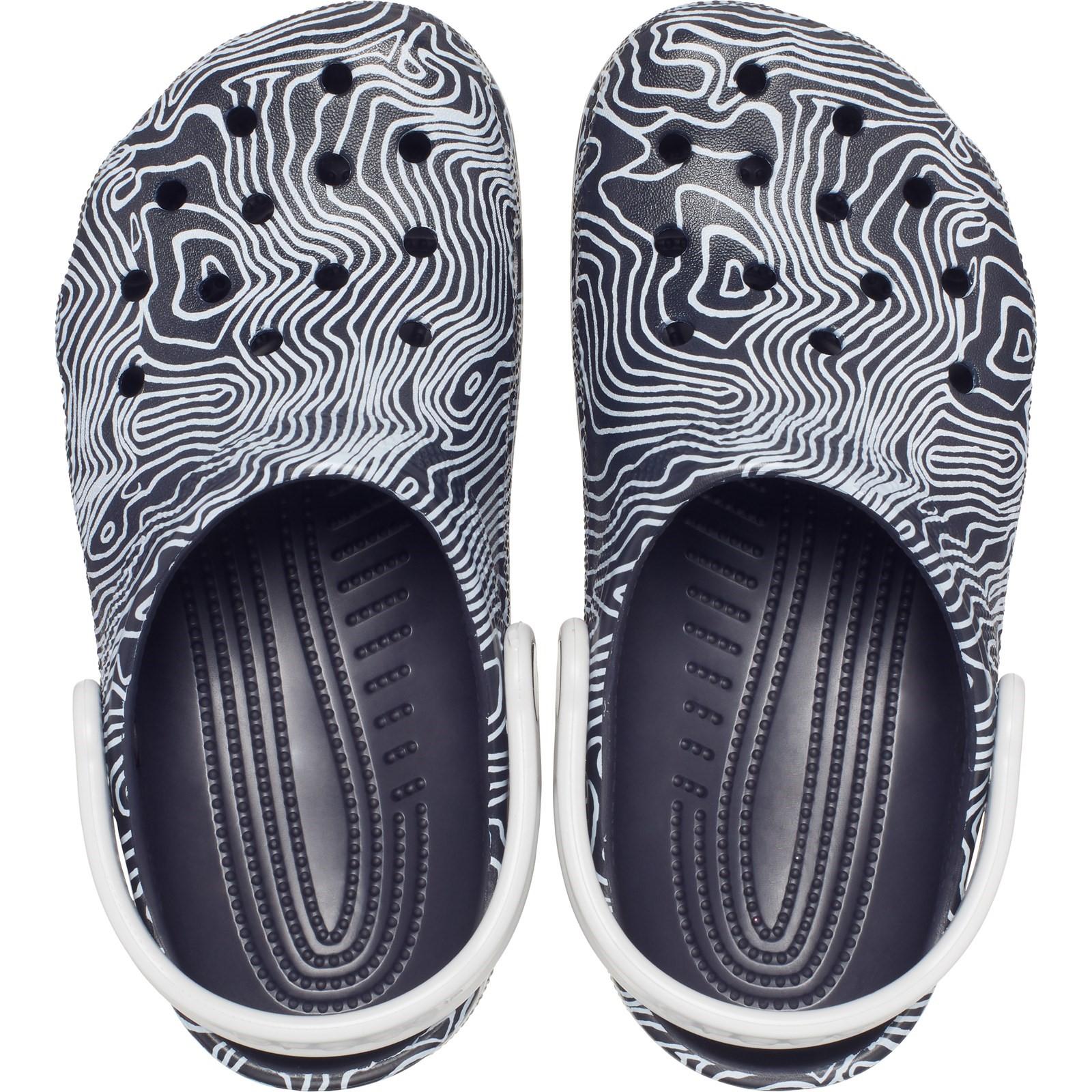 Crocs Classic Topographic Clog Shoes