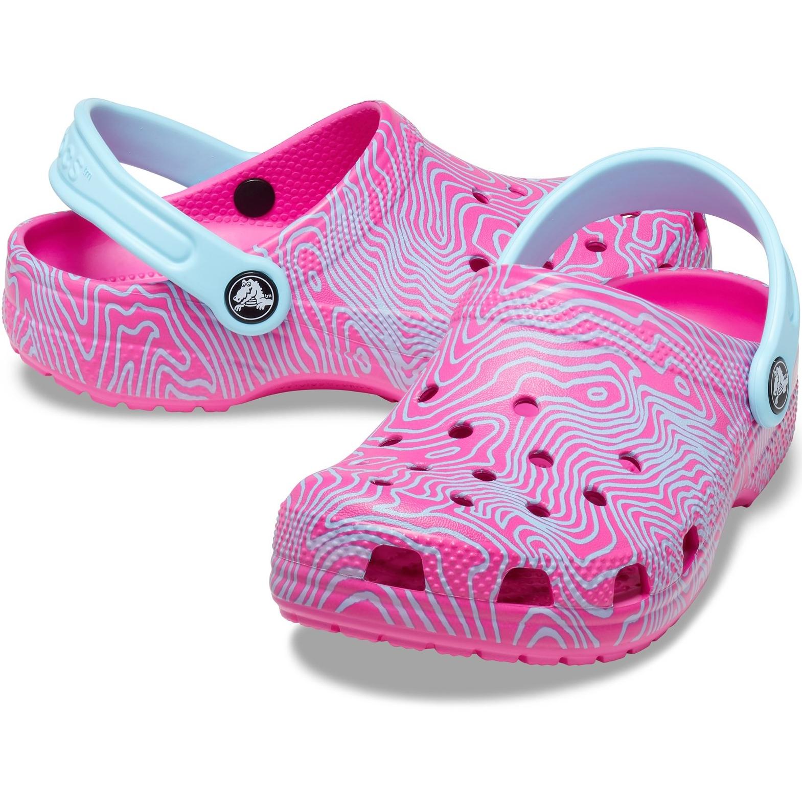 Crocs Classic Topographic Clog Shoes