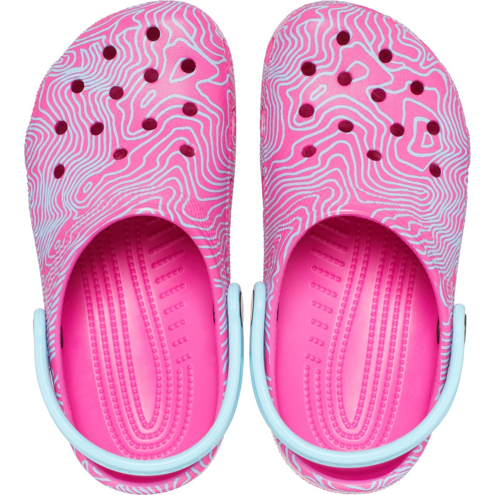 Crocs Classic Topographic Clog Shoes