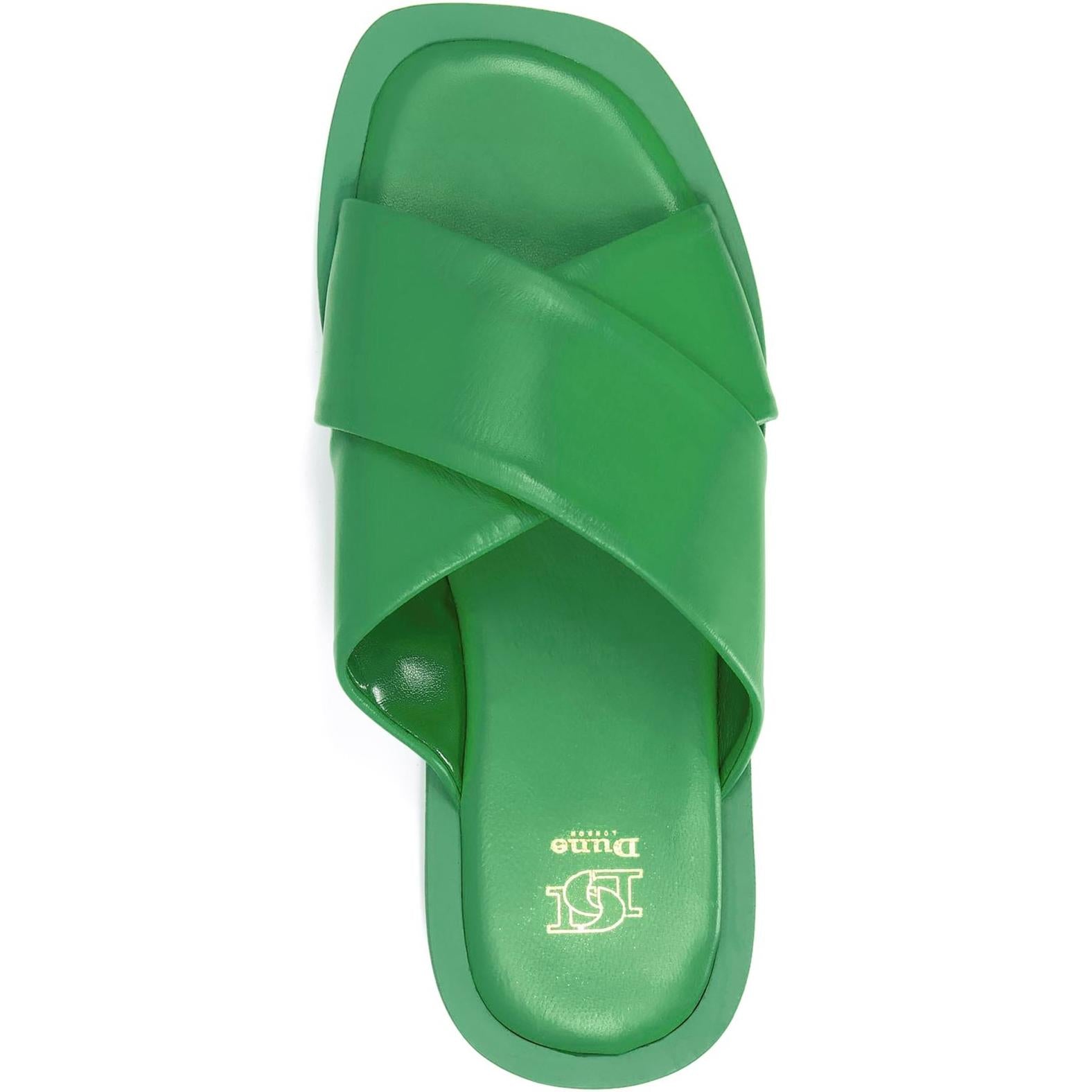 Dune London Licorice Slide Slippers