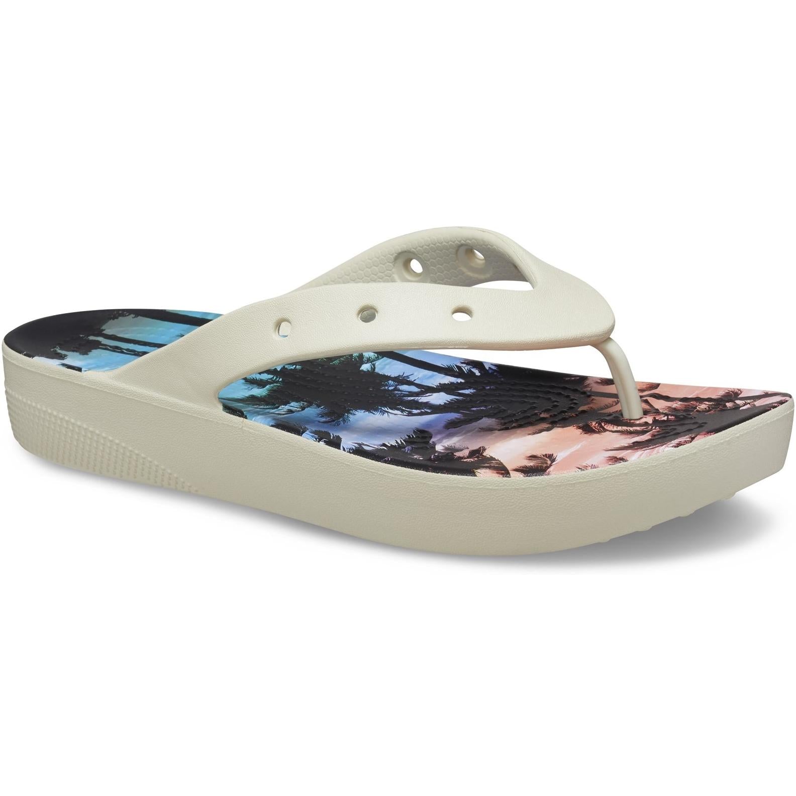 Crocs Classic Summer Nostalgia Platform Flip Flop Sandals
