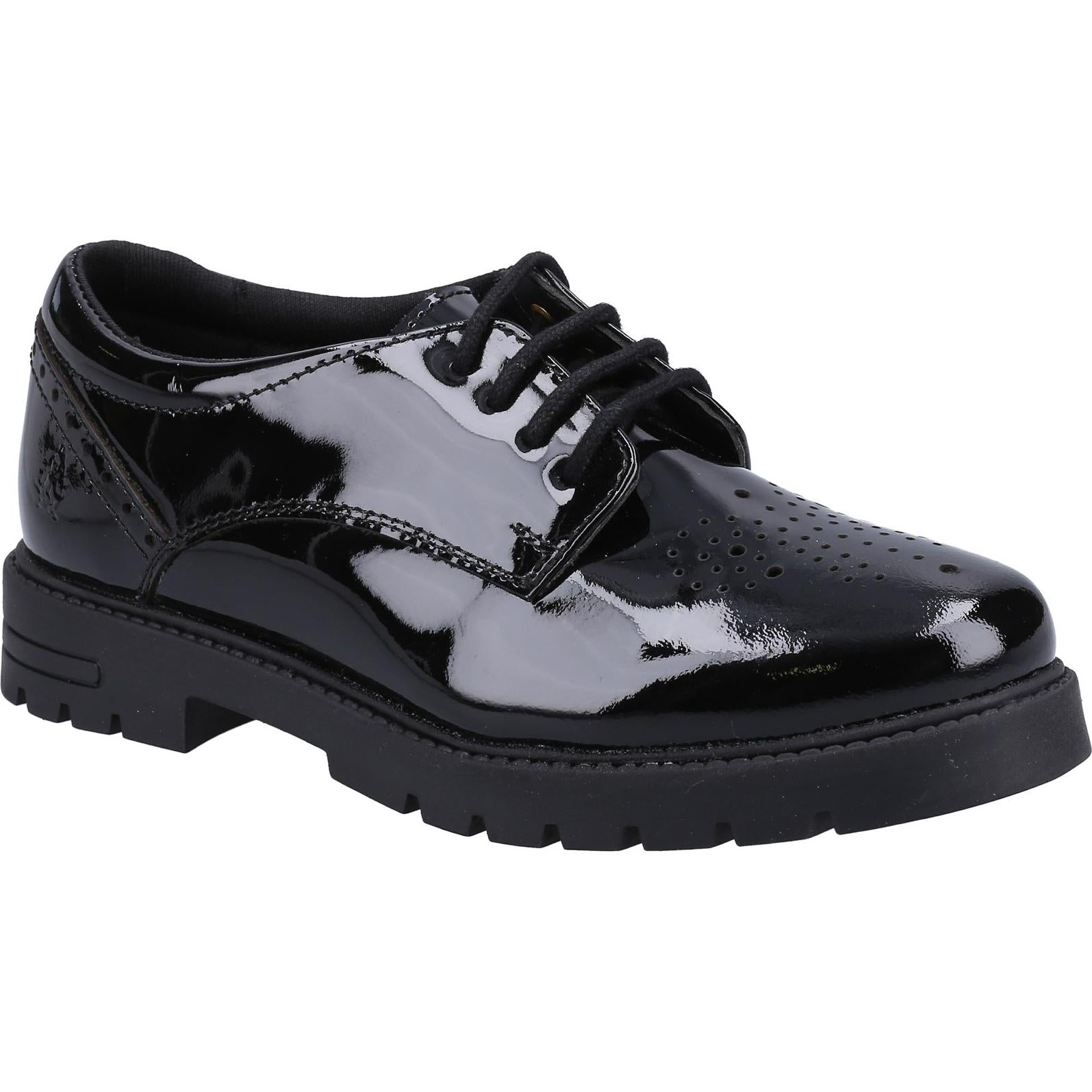 Hush Puppies Jayne Patent SNR Shoe