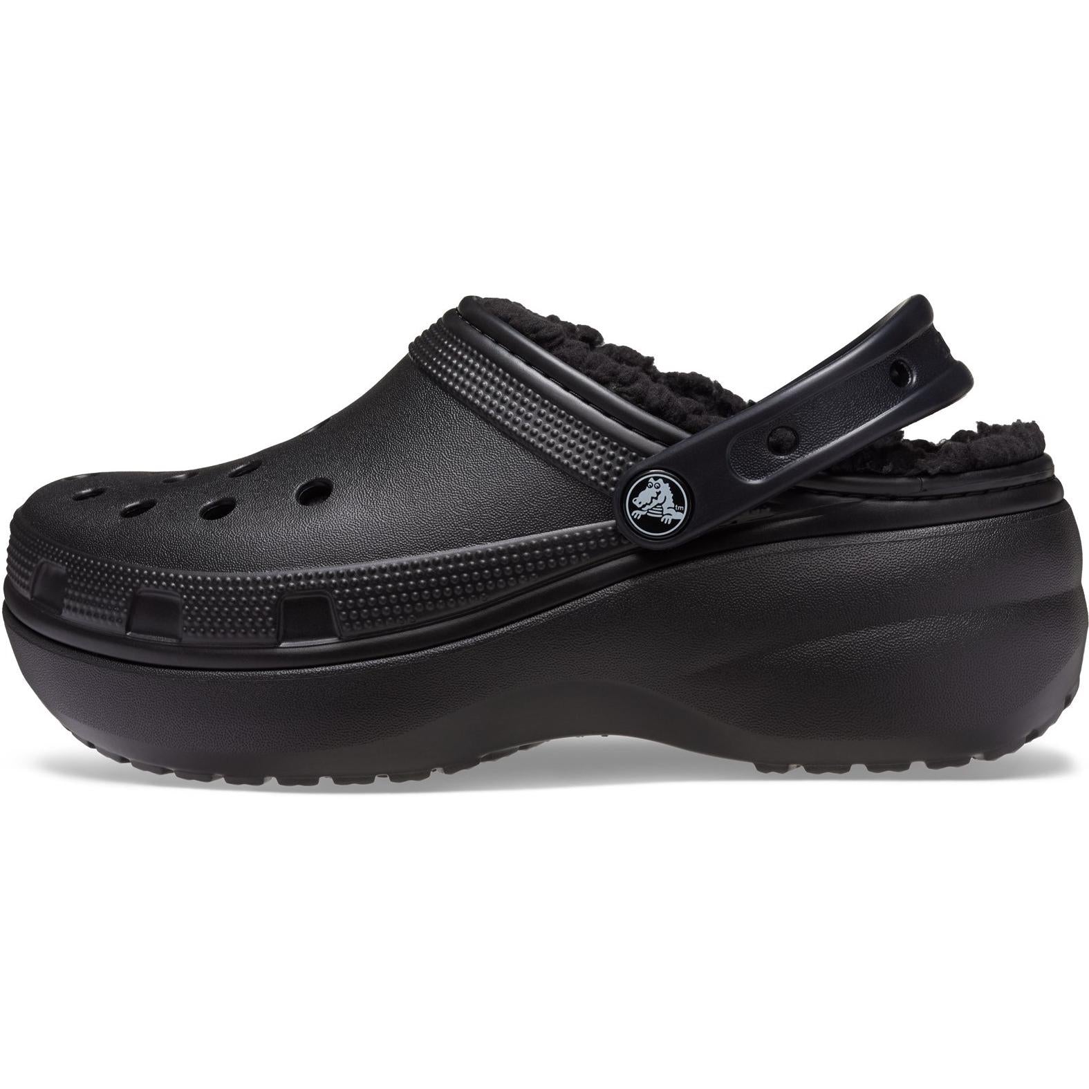 Crocs Classic Platform Lined Clog Sandals