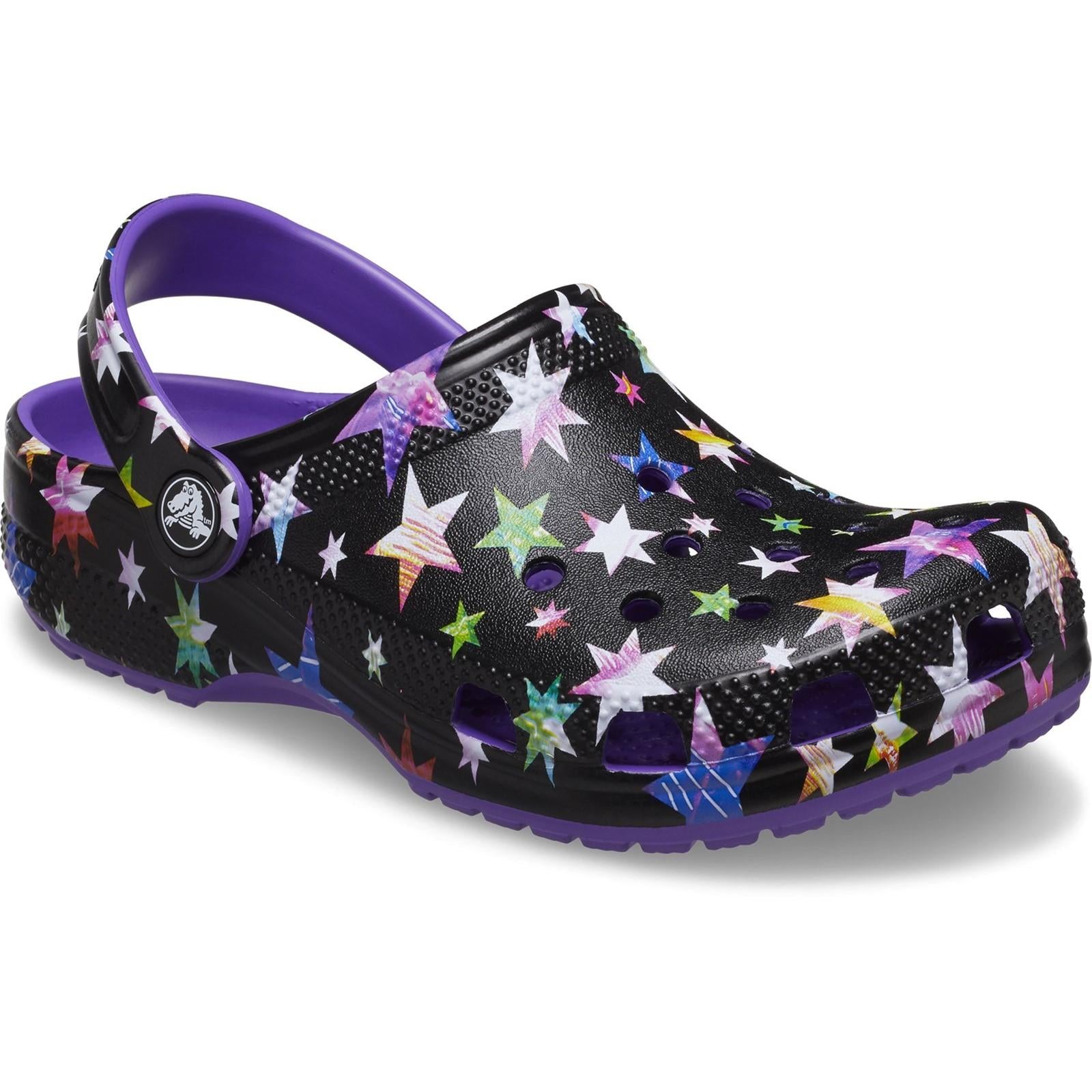 Crocs Classic Star Print Clog Sandals
