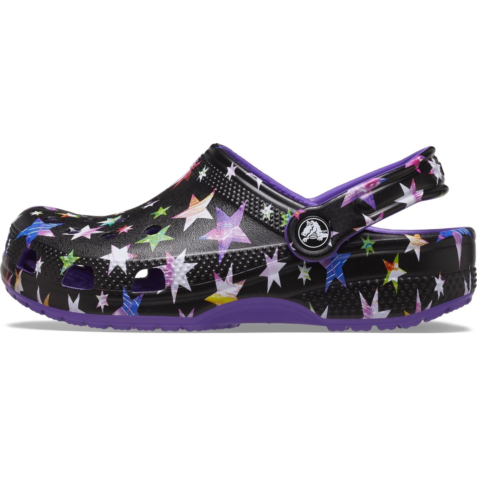 Crocs Classic Star Print Clog Sandals