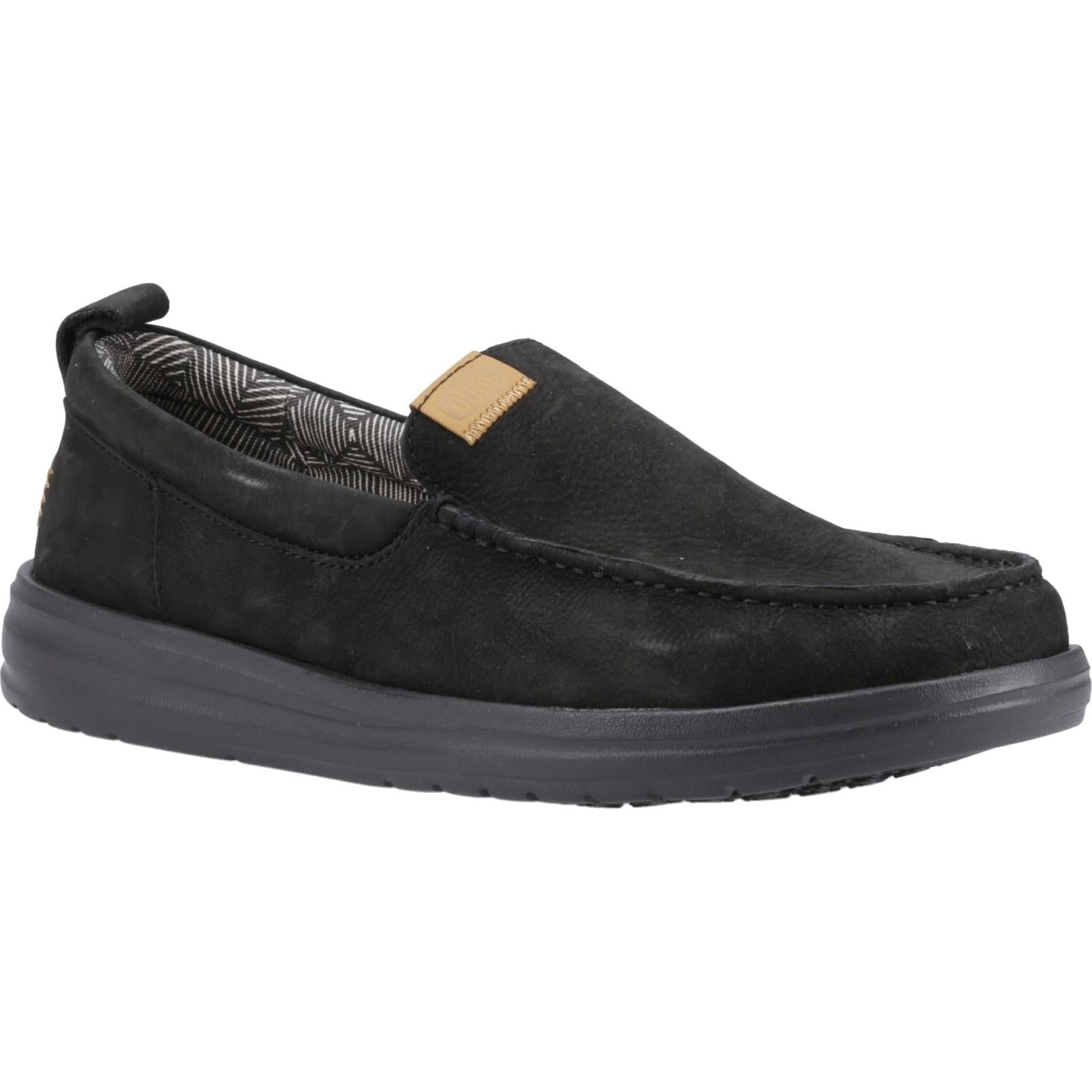 Hey Dude Wally Grip Moc Craft Leather Shoe