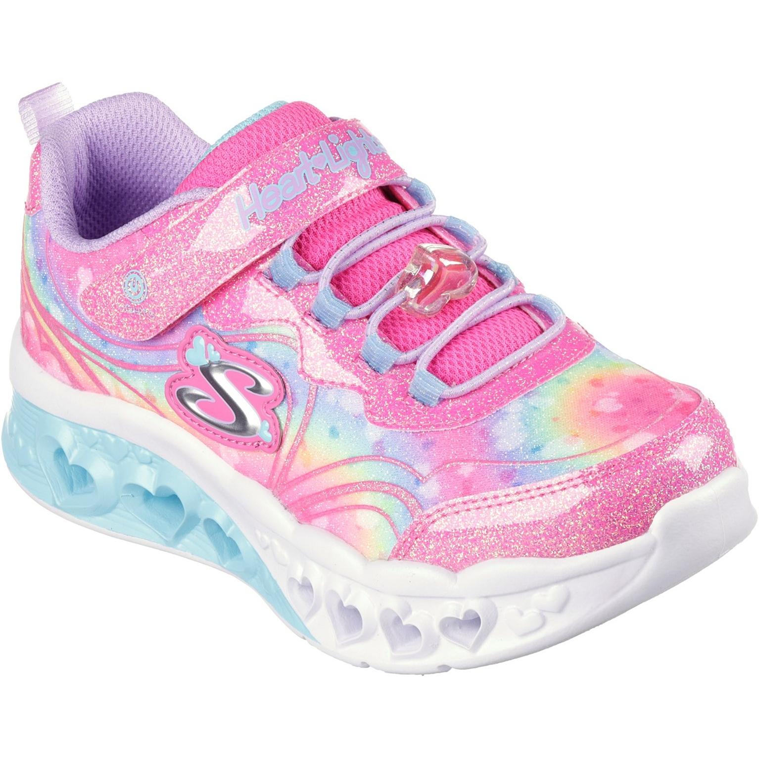 Skechers Flutter Heart Lights - Groovy Swirl Shoe