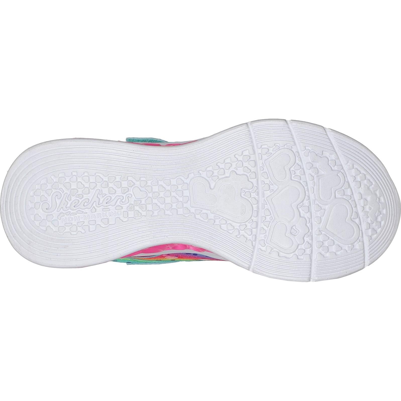 Skechers Flutter Heart Lights - Groovy Swirl Shoe
