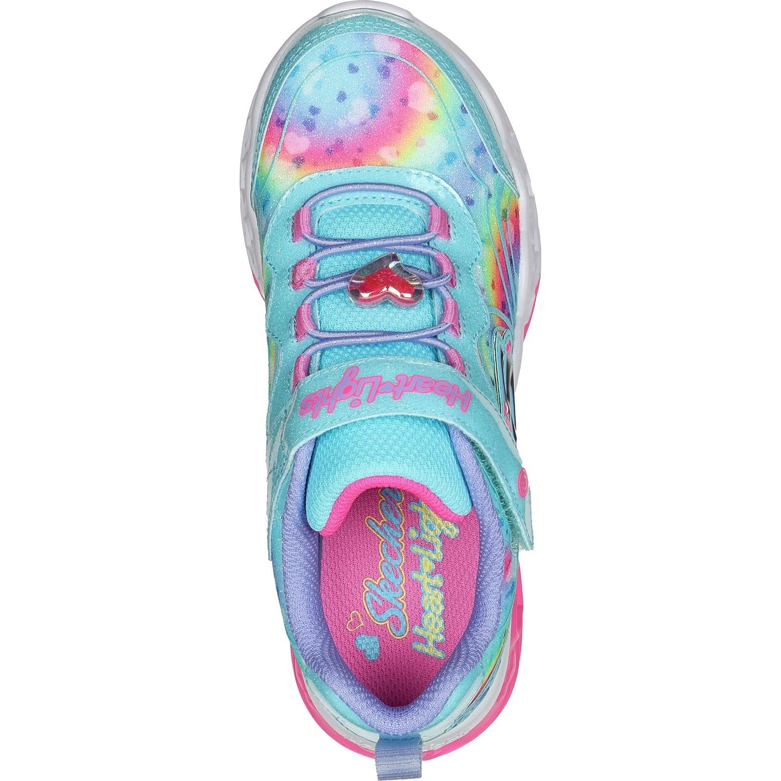 Skechers Flutter Heart Lights - Groovy Swirl Shoe