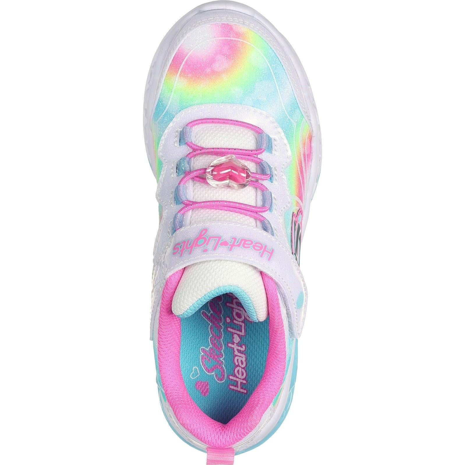 Skechers Flutter Heart Lights - Groovy Swirl Shoe