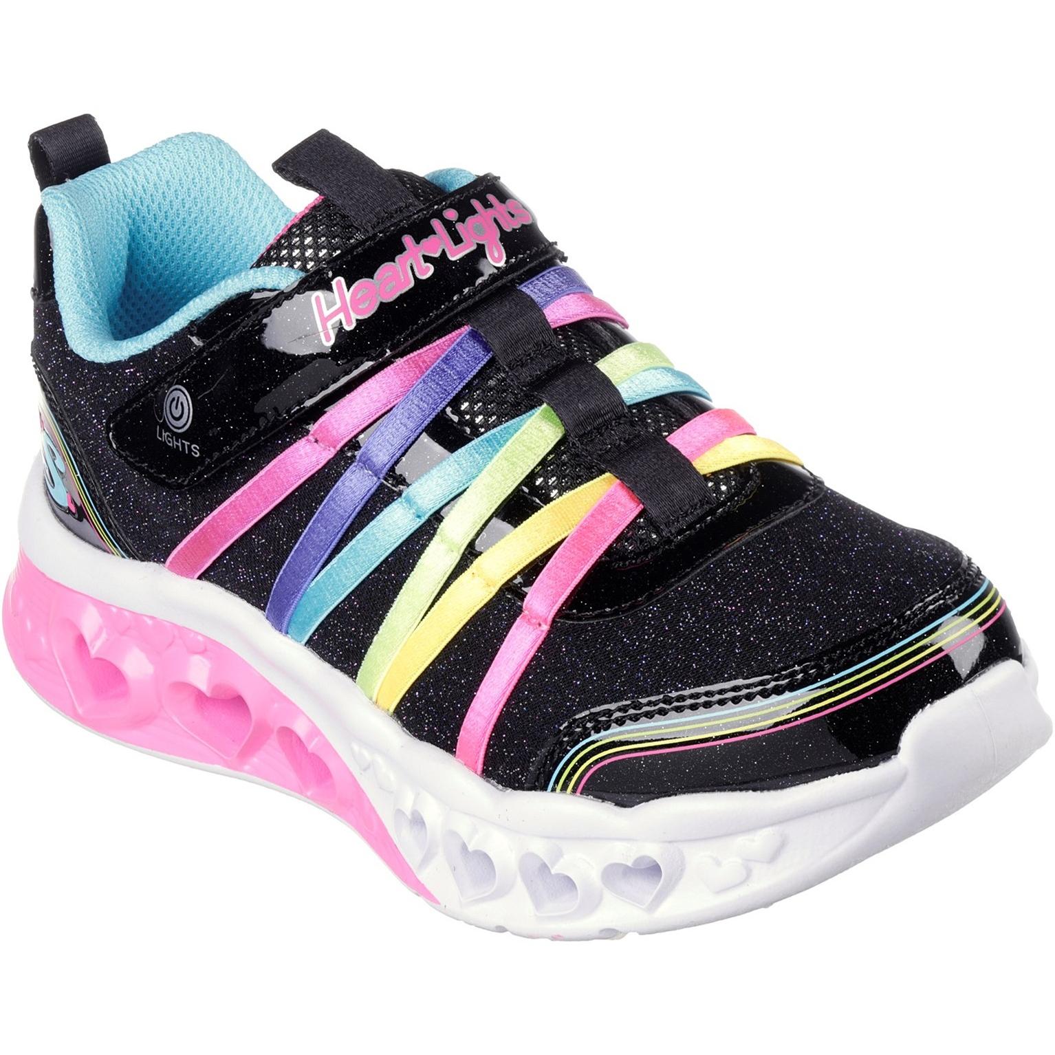 Skechers Flutter Heart Lights - Rainbow Bestie Shoe