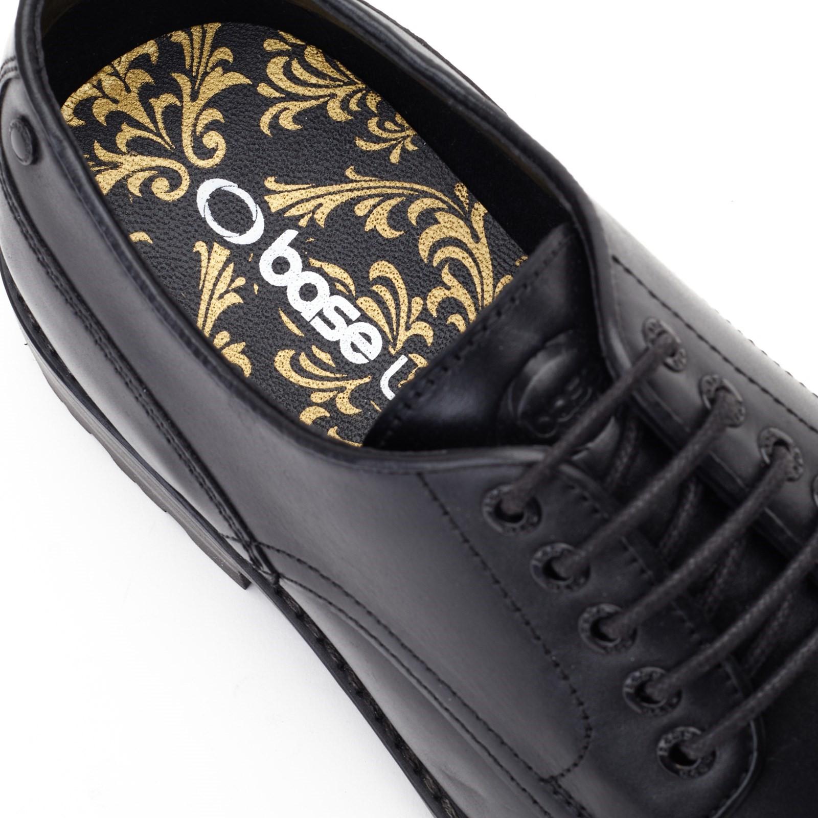 Base London Halsey Waxy Derby Shoes