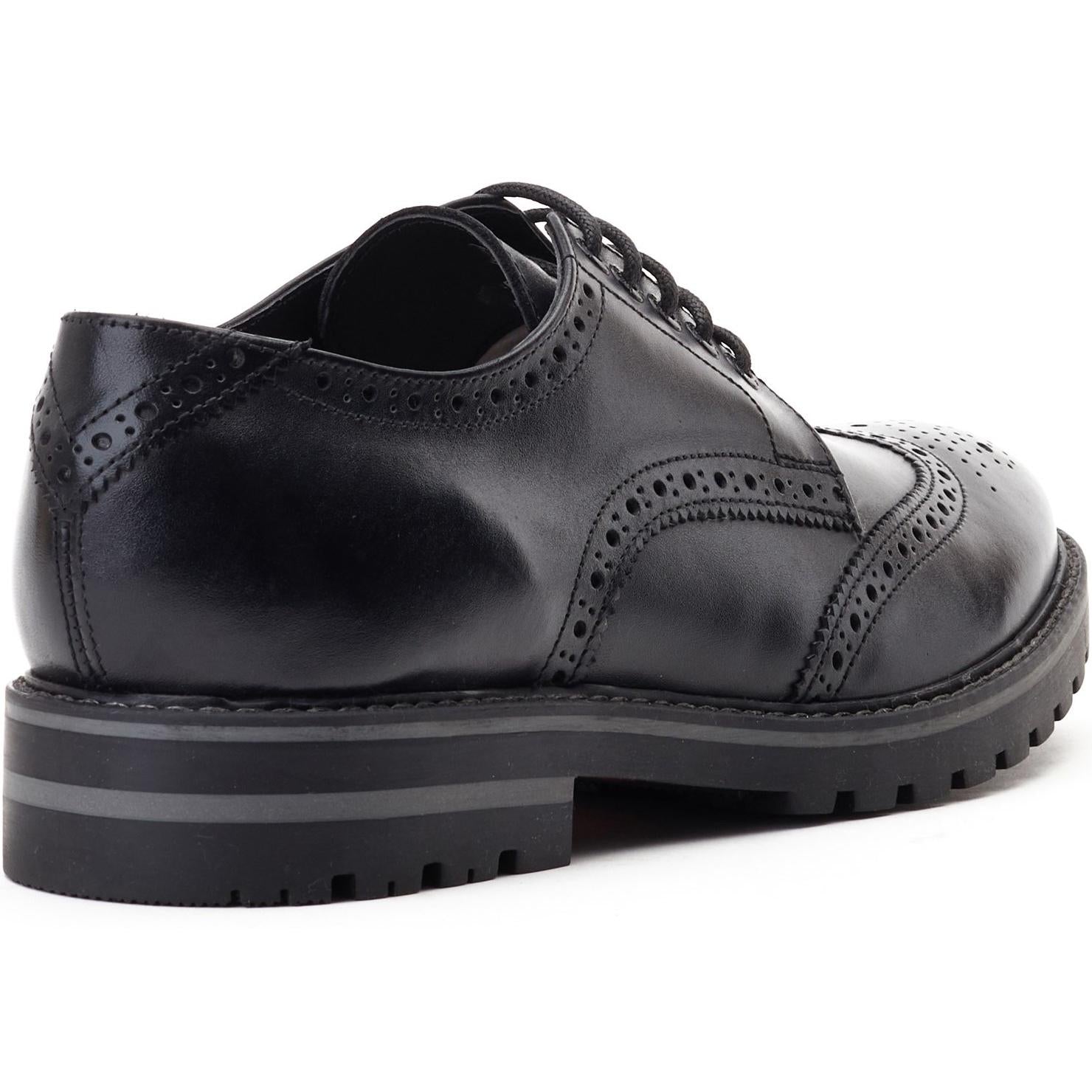 Base London Gibbs Waxy Brogue Shoes