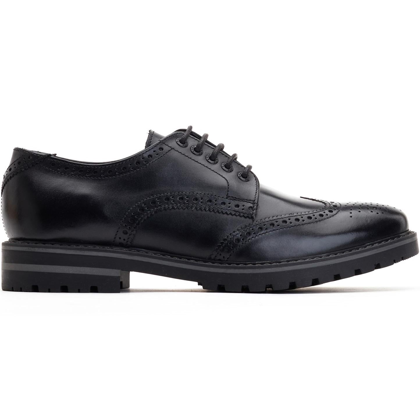 Base London Gibbs Waxy Brogue Shoes