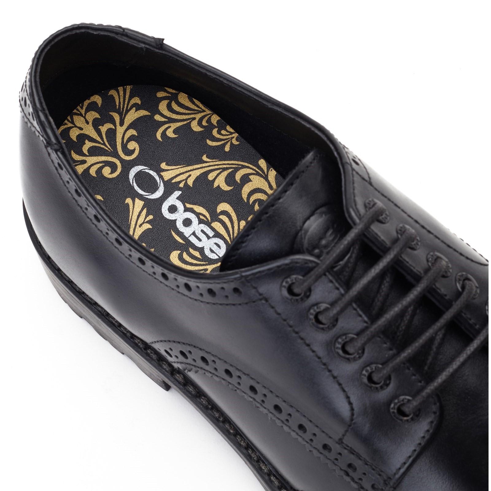 Base London Gibbs Waxy Brogue Shoes