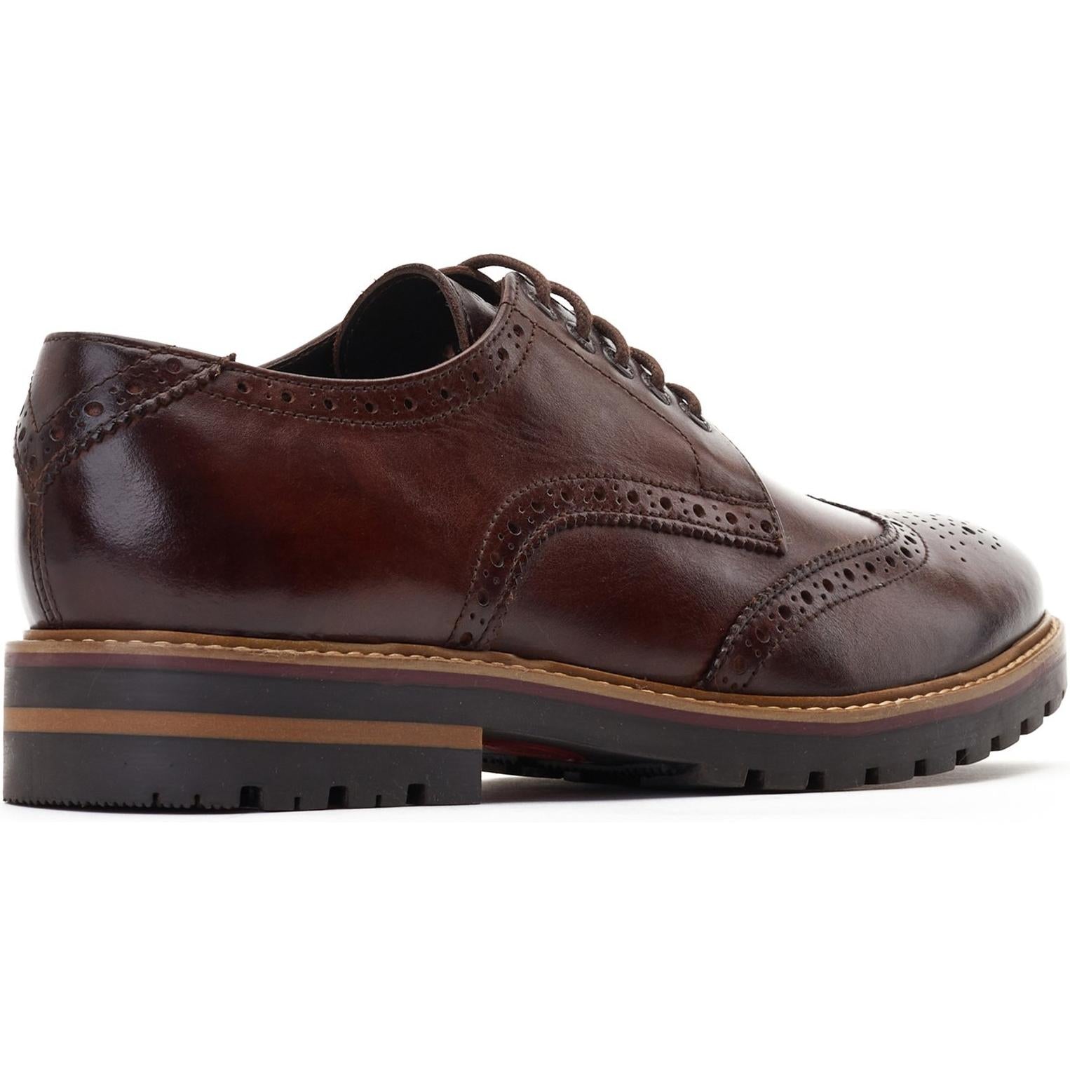 Base London Gibbs Washed Brogue Shoes