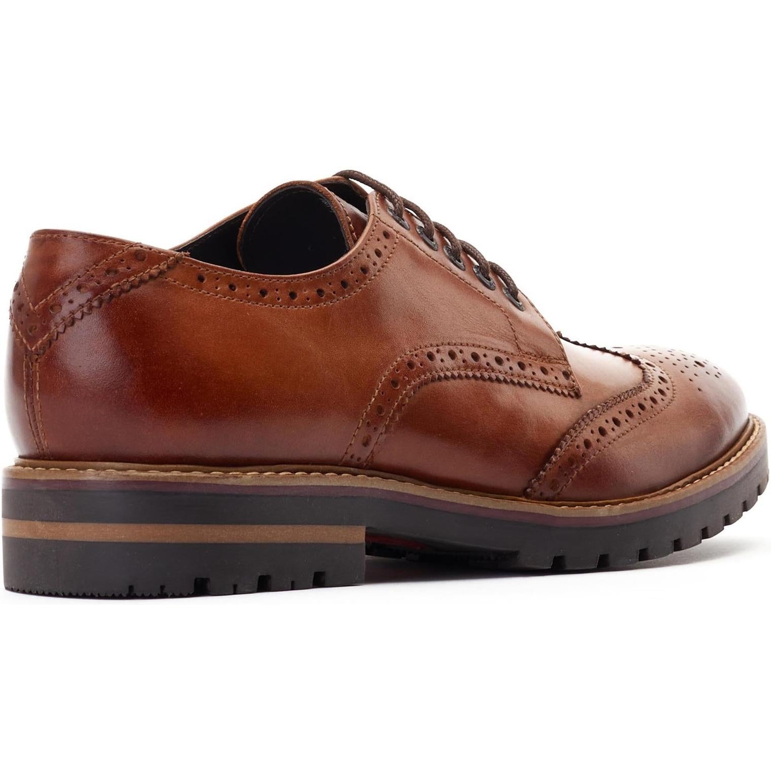 Base London Gibbs Washed Brogue Shoes