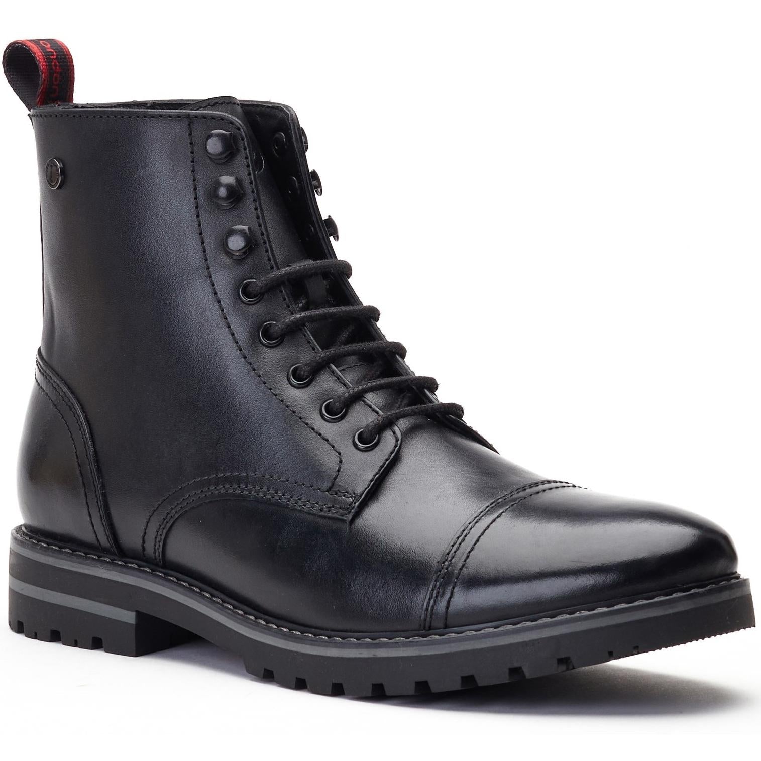 Base London Sparrow Waxy Combat Boot