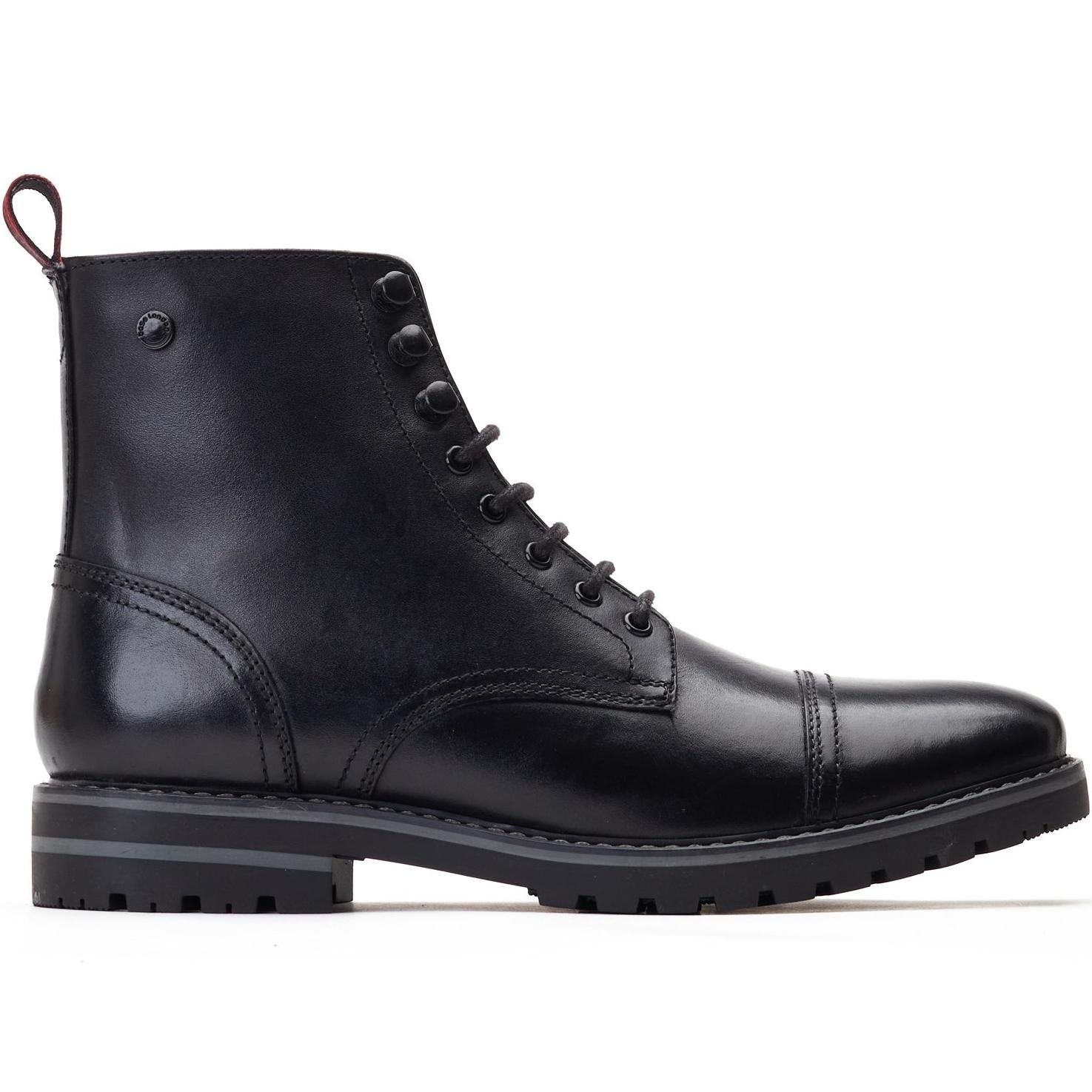 Base London Sparrow Waxy Combat Boot