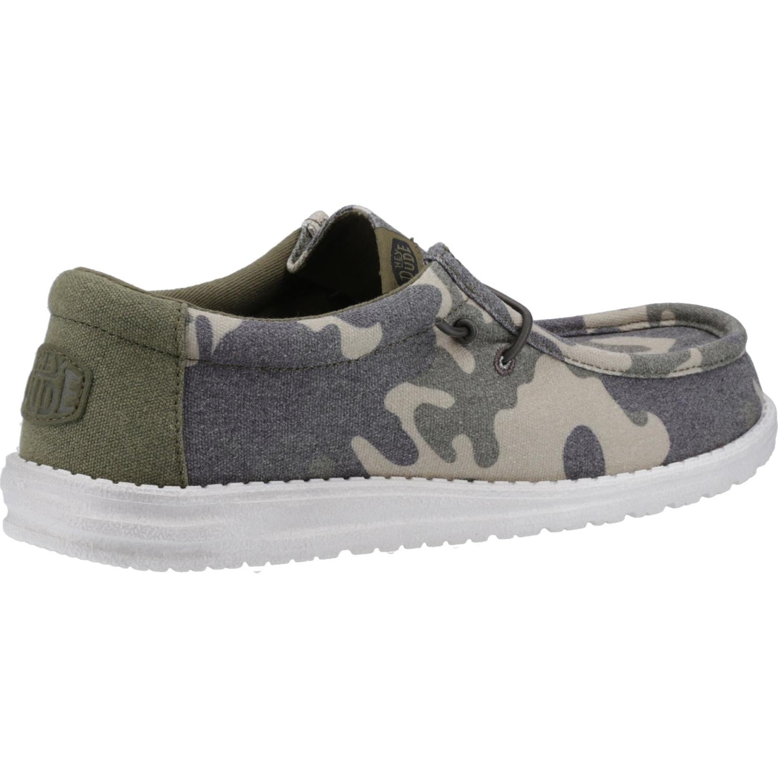 Hey Dude Wally Washed Camo Shoe