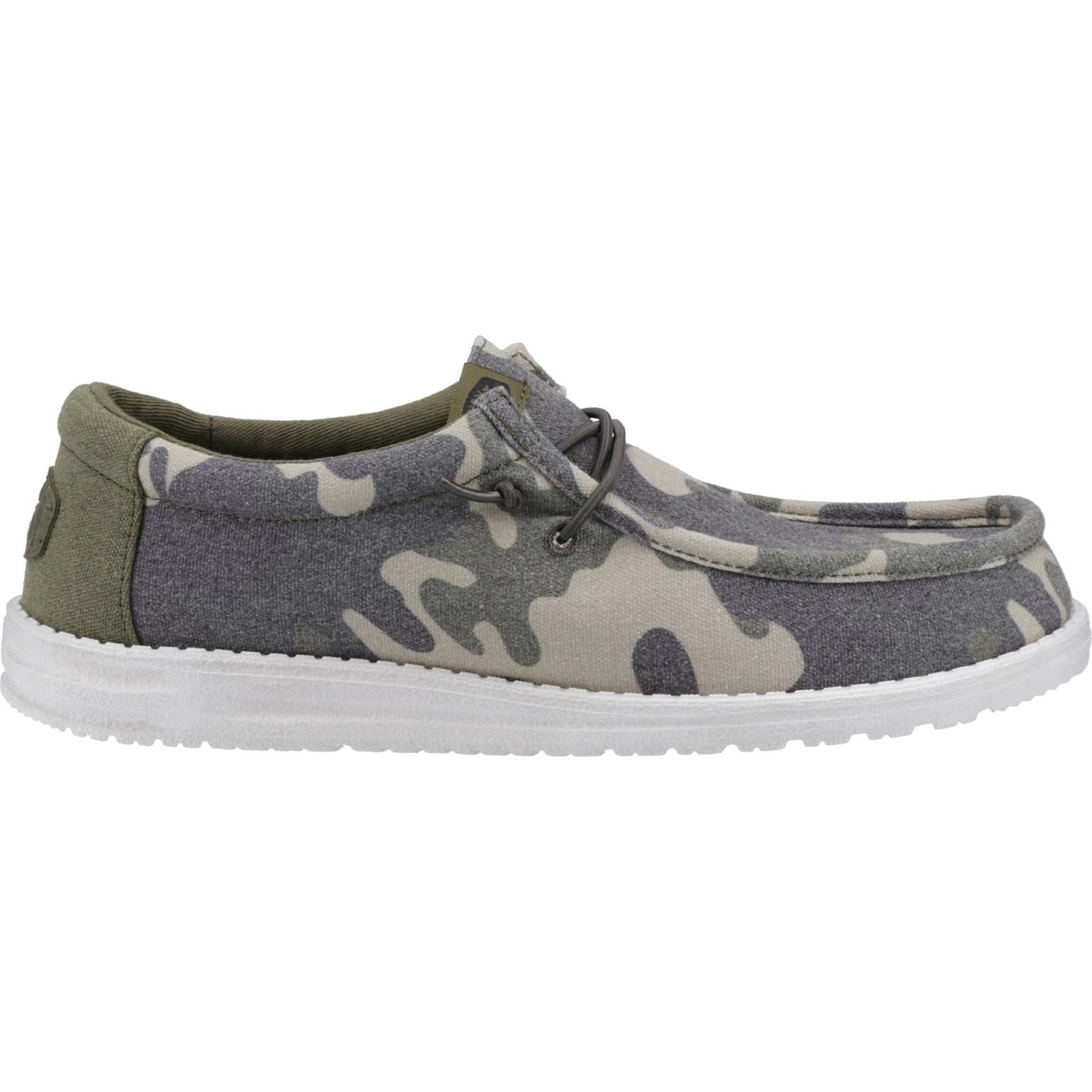 Hey Dude Wally Washed Camo Shoe