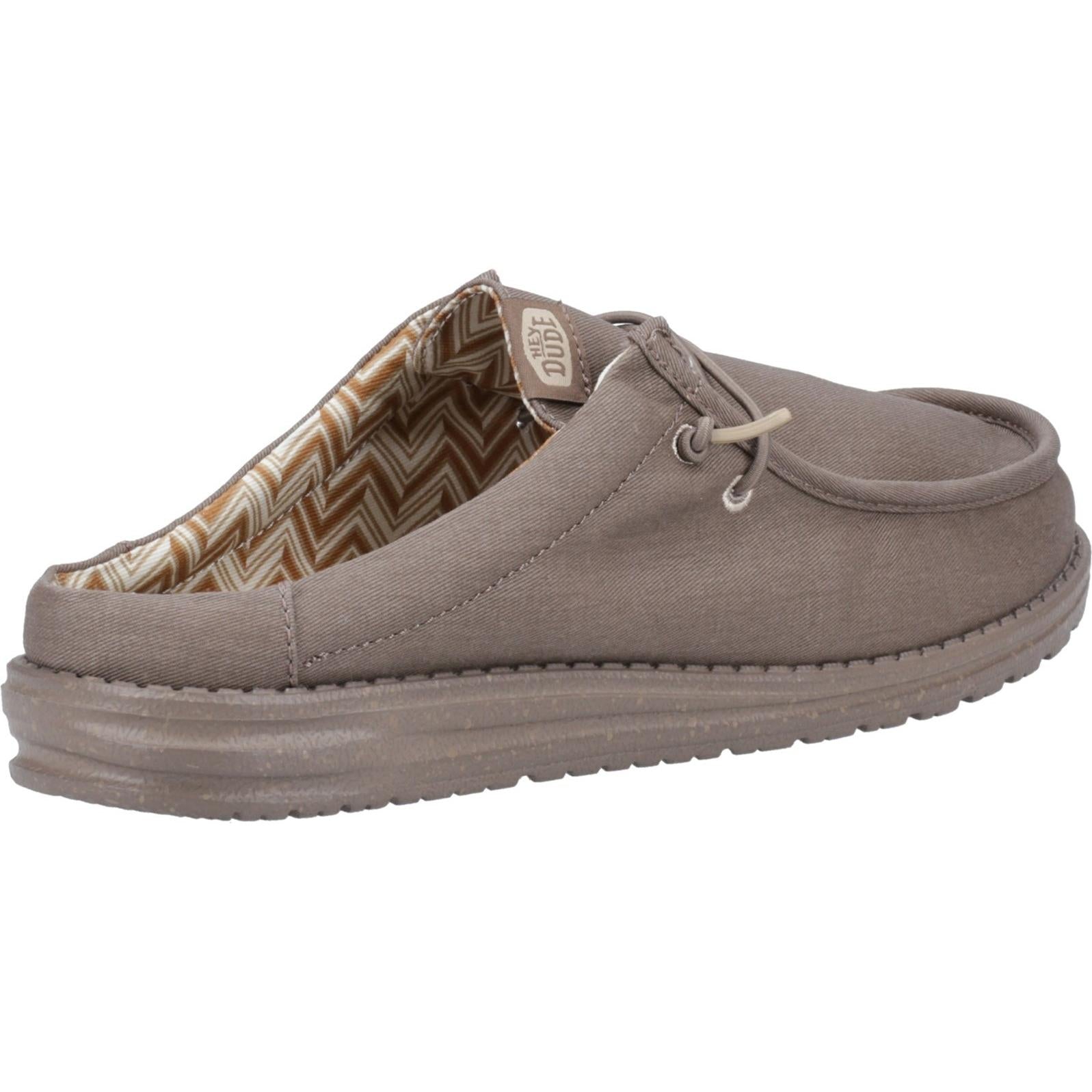 Hey Dude Wally Slip Canvas Mule Shoes