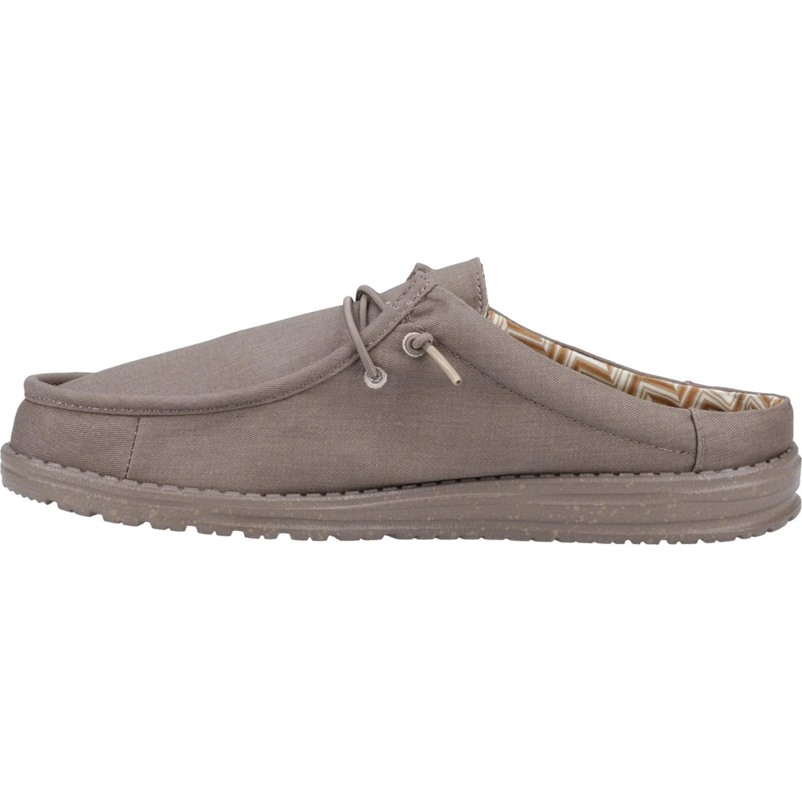 Hey Dude Wally Slip Canvas Mule Shoes