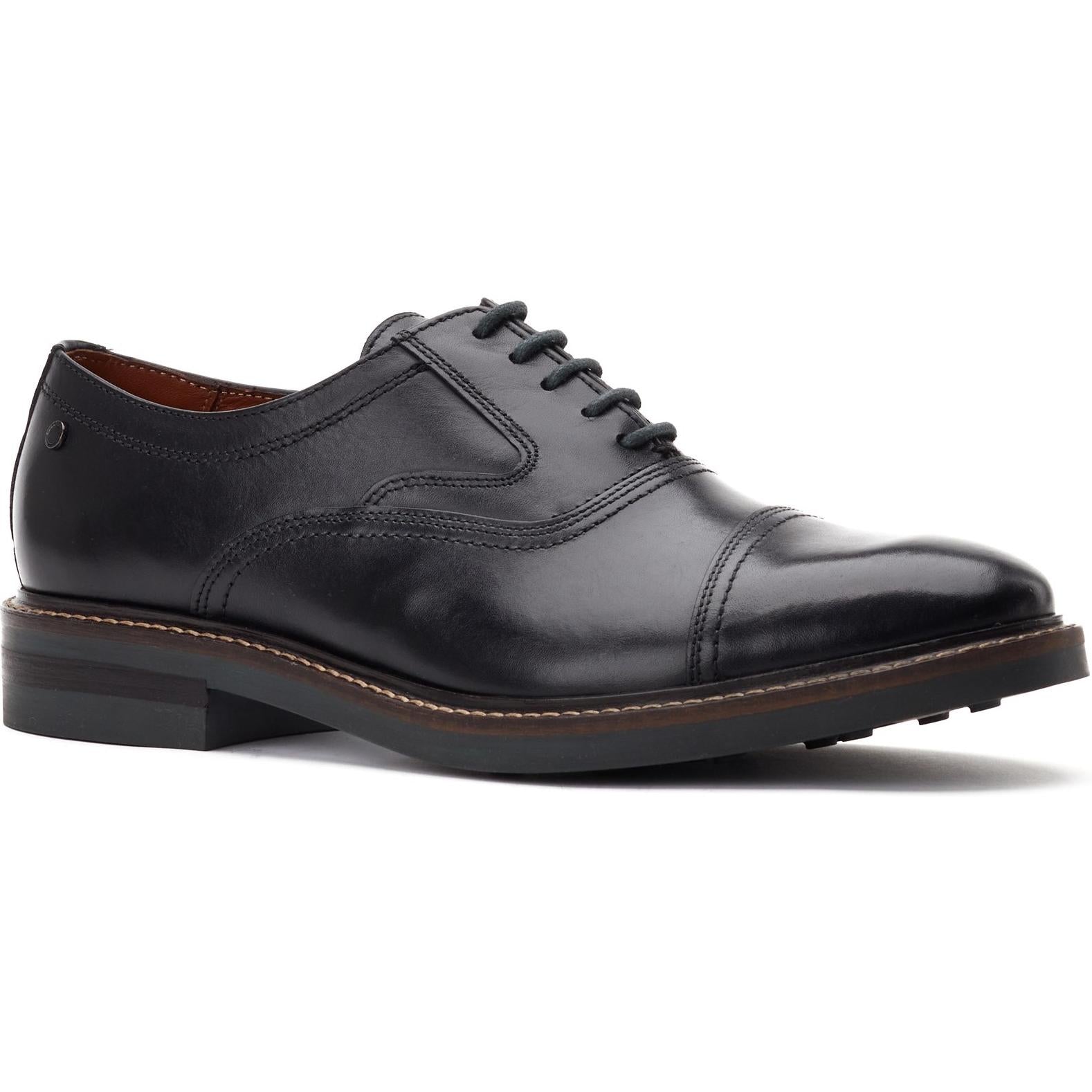 Base London Tatton Toe Cap Derby Shoes