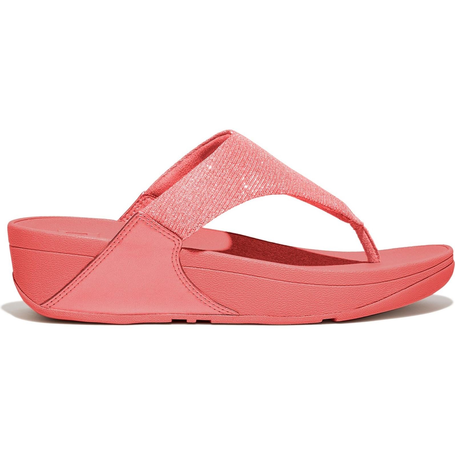 Fitflop Lulu Shimmerlux Toe Post Sandals
