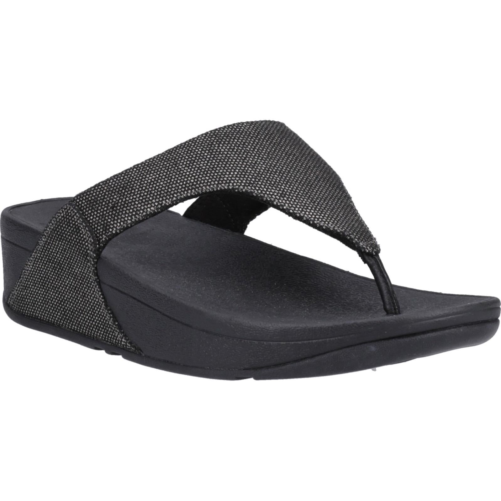 Fitflop Lulu Shimmerlux Toe Post Sandals