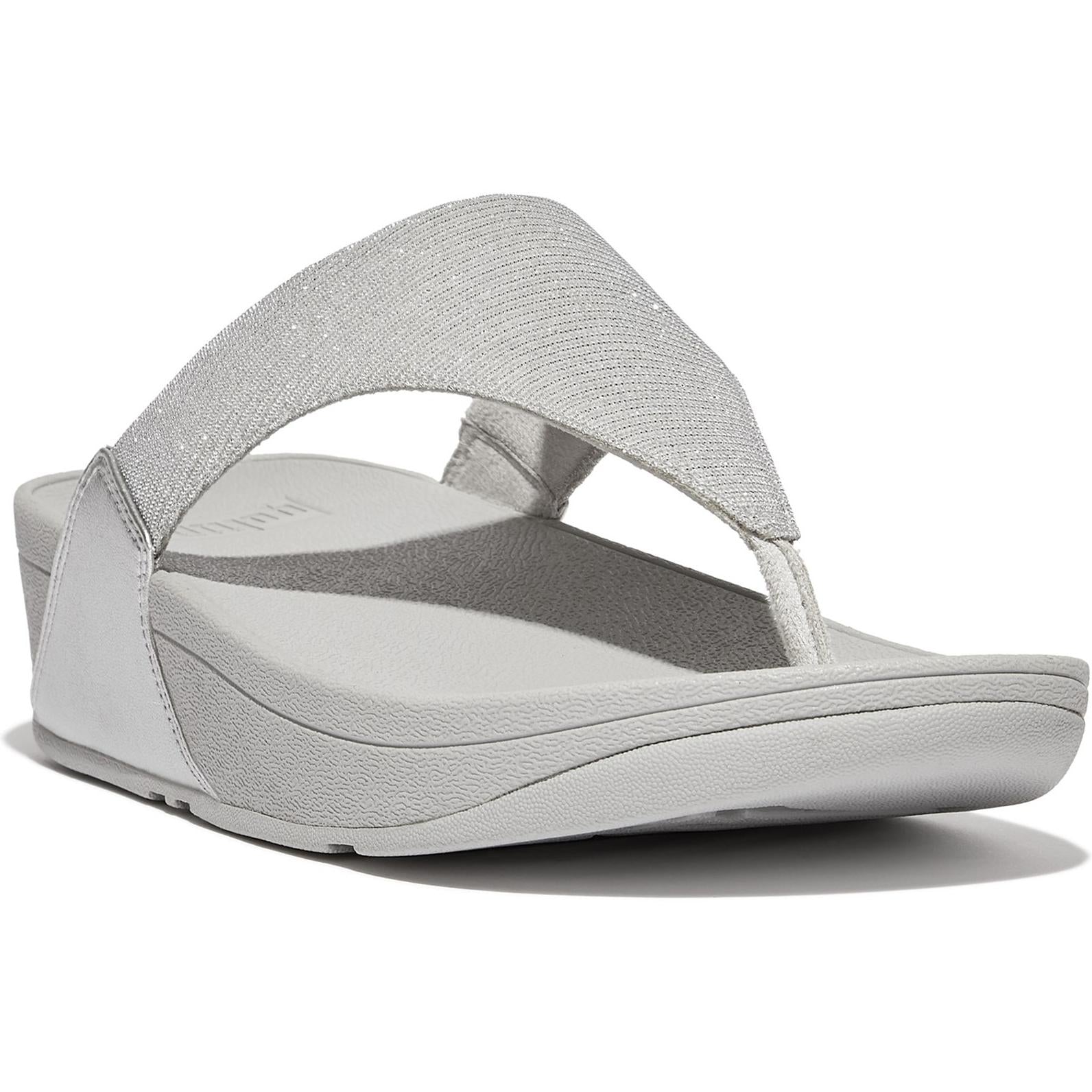 Fitflop Lulu Shimmerlux Toe Post Sandals