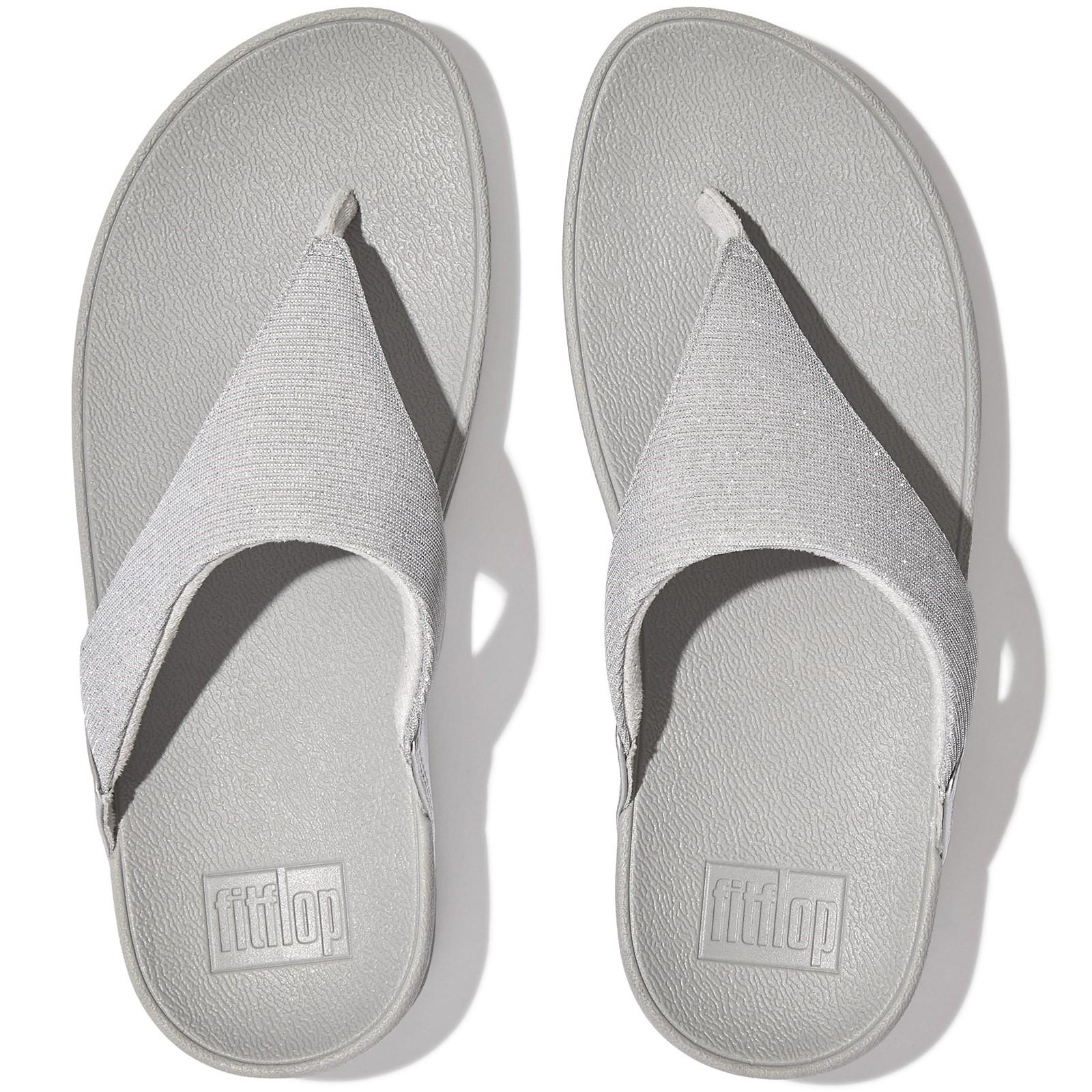 Fitflop Lulu Shimmerlux Toe Post Sandals