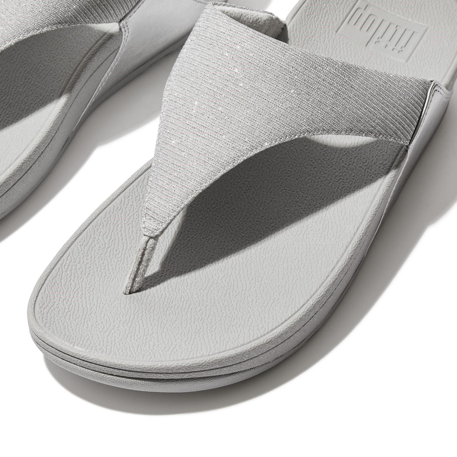 Fitflop Lulu Shimmerlux Toe Post Sandals