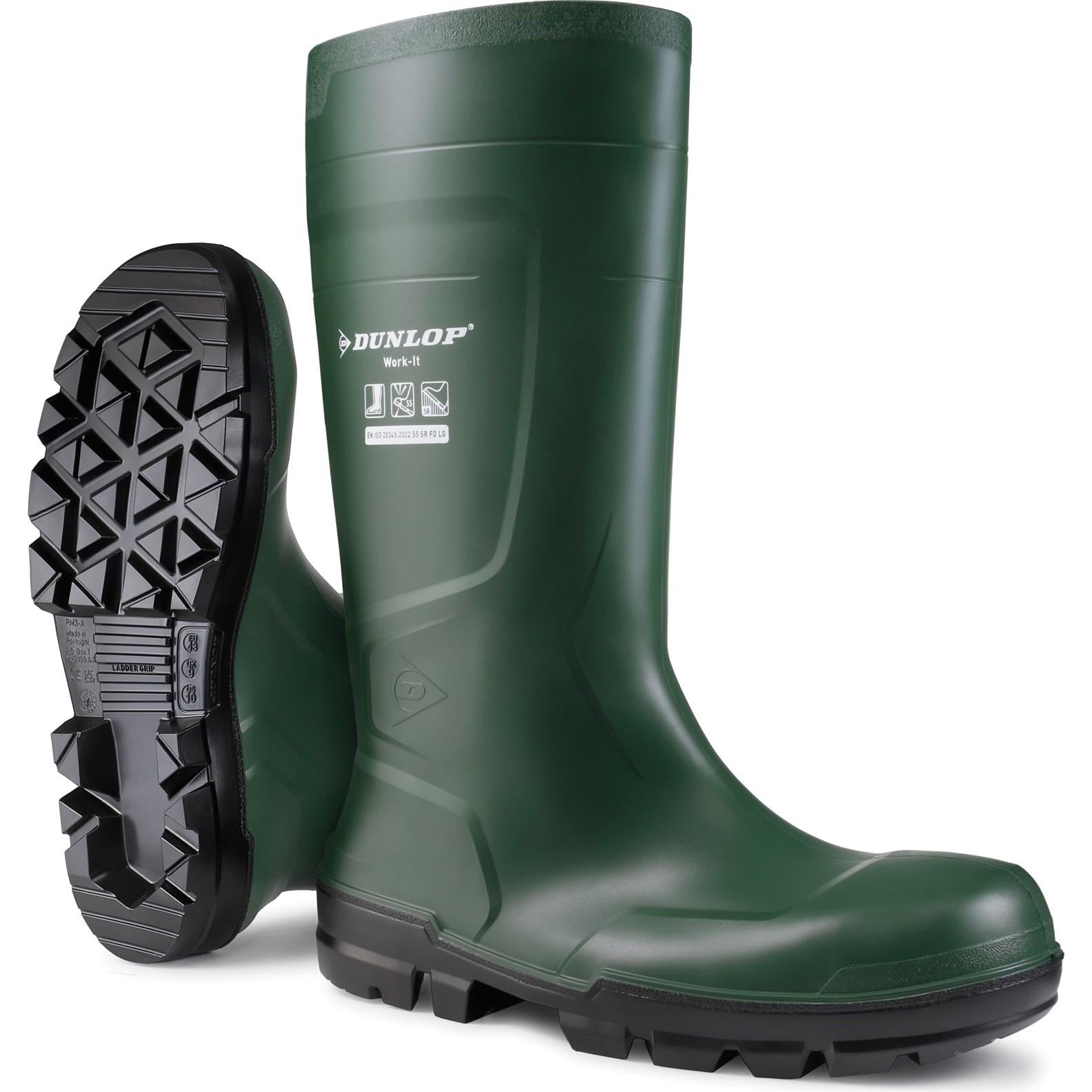 Dunlop Work-It Full Safety Wellington Boots