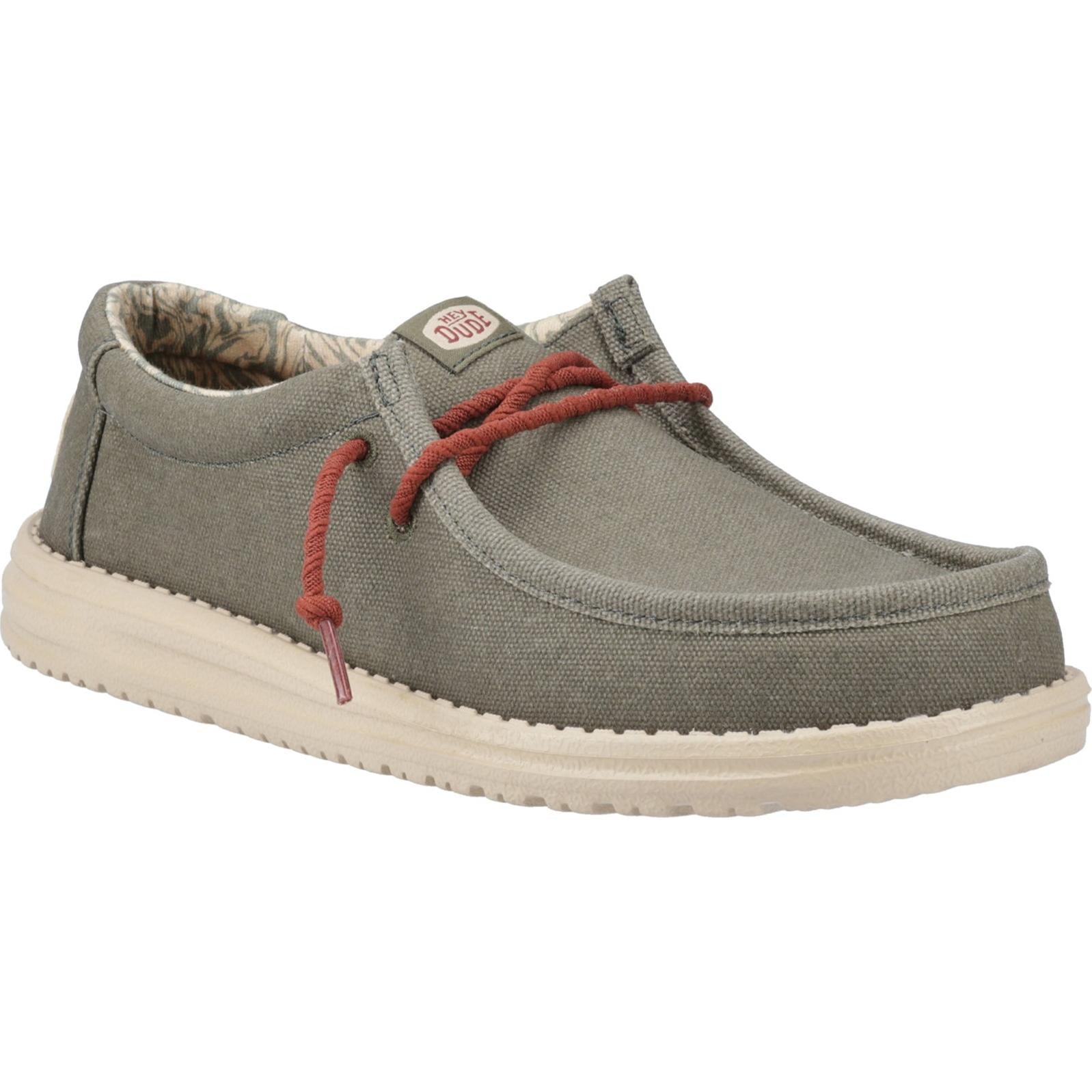 Hey Dude Wally Waxed Canvas Shoes