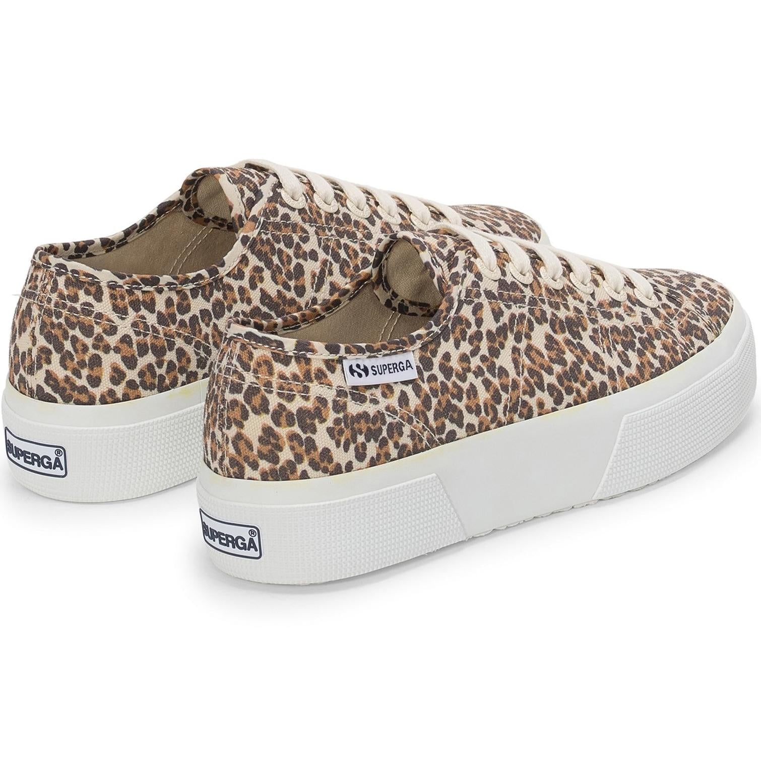 Superga 2740 Leopard Print Trainer