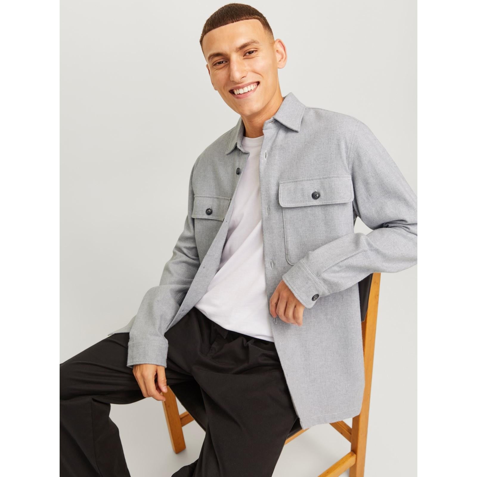 Jack & Jones Raymond Melange Long Sleeve Shirt Shoes