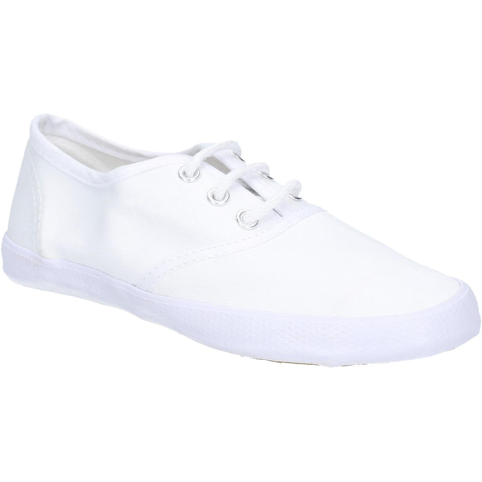 Group Five GB Plimsolls White Small Shoes