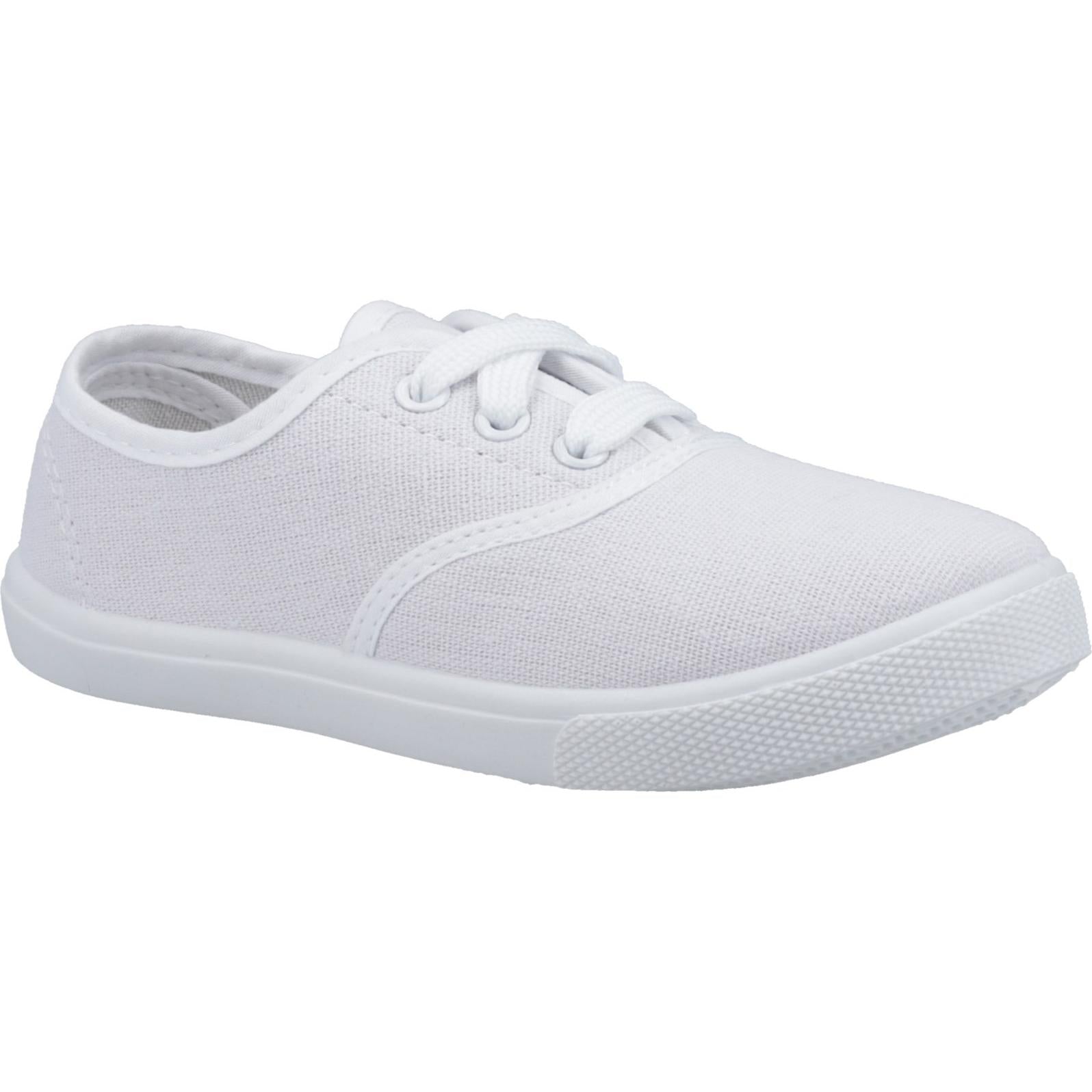 Group Five GB Plimsolls White Small Shoes