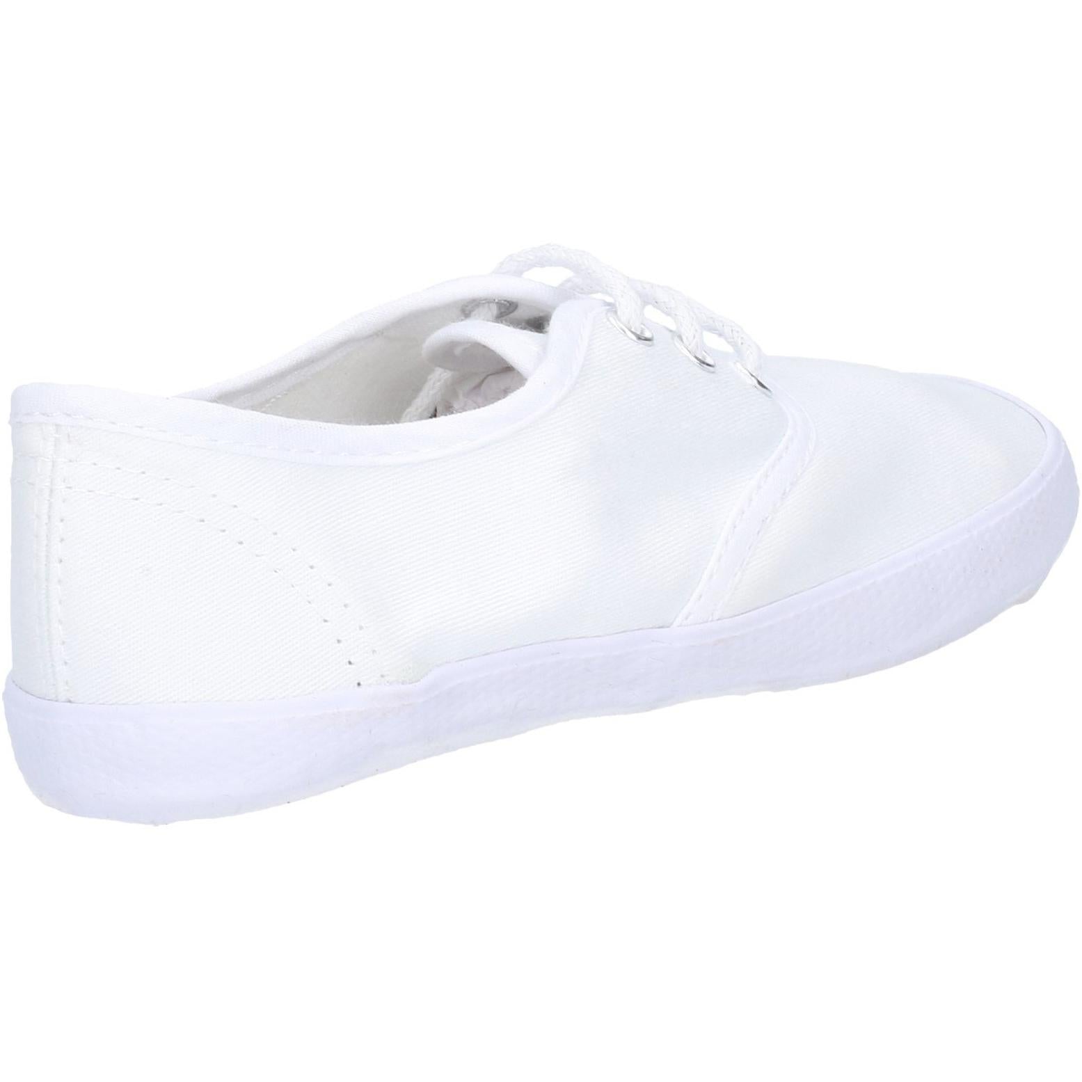 Group Five GB Plimsolls White Small Shoes